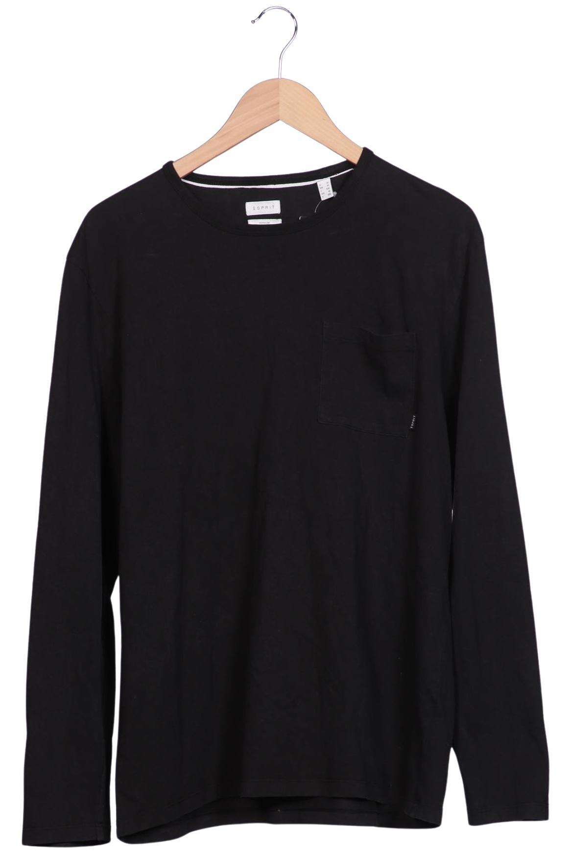 Thumbnail - Esprit Herren Langarmshirt, schwarz, Gr. 54