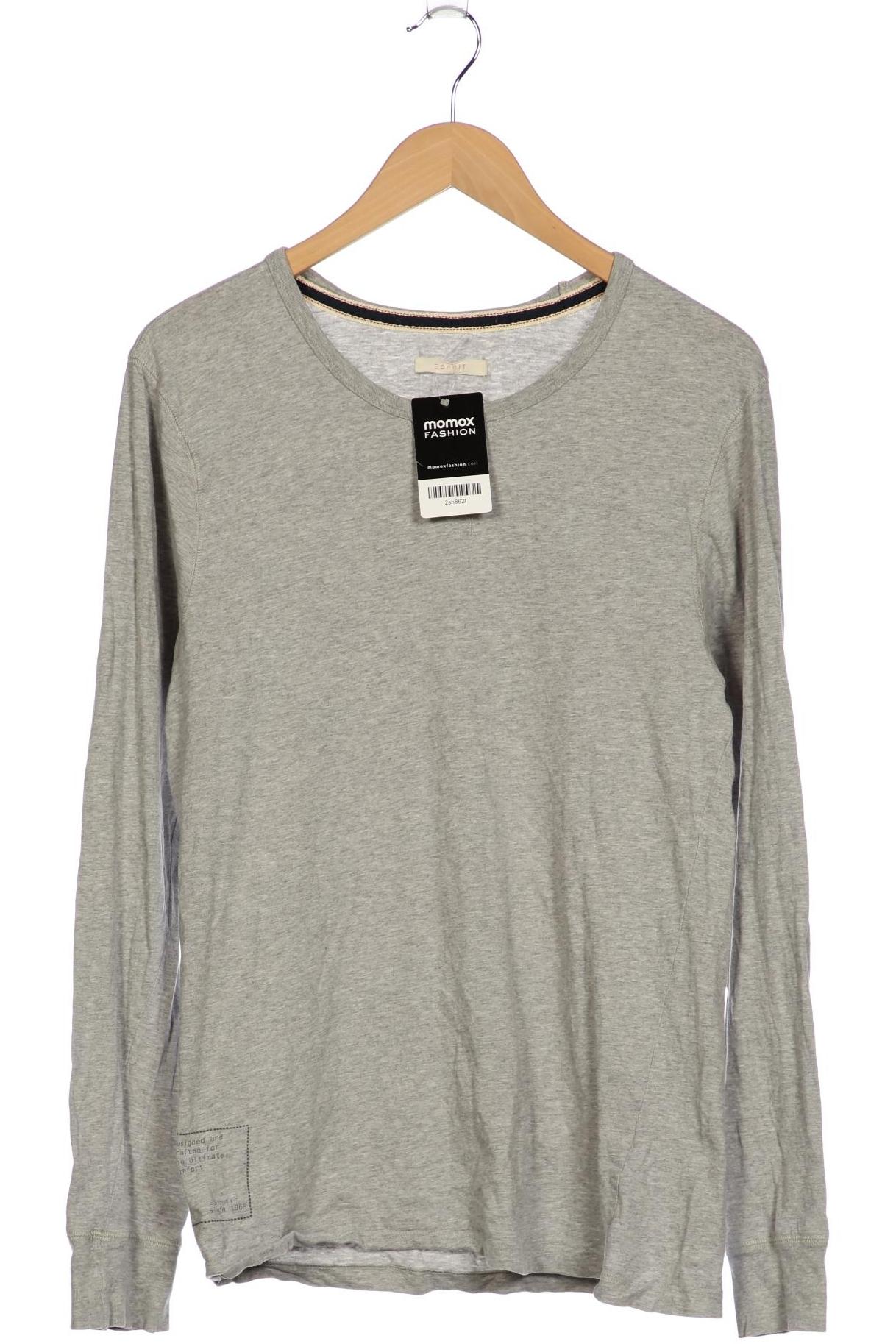 

Esprit Herren Langarmshirt, grau, Gr. 48