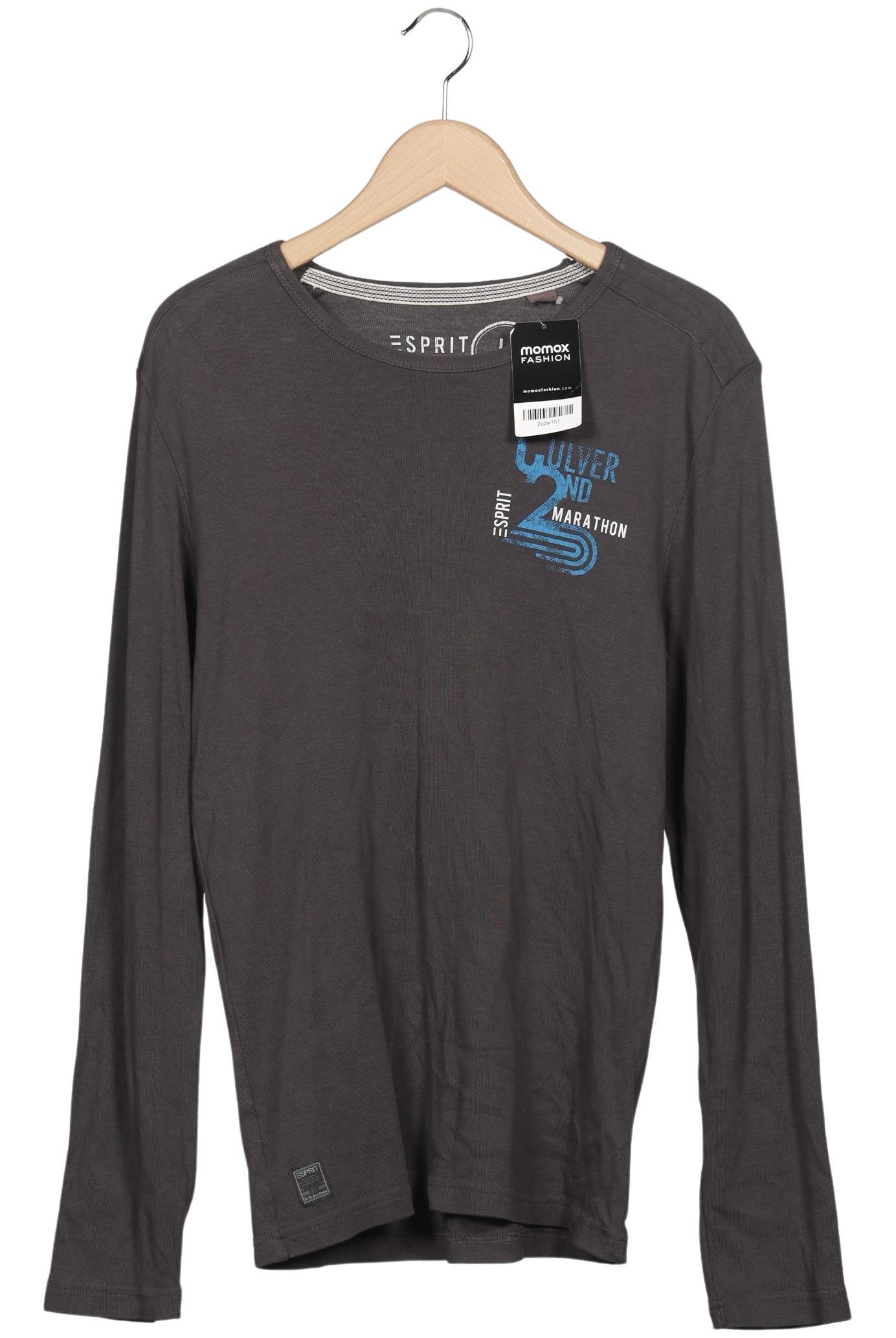 

Esprit Herren Langarmshirt, grau, Gr. 52