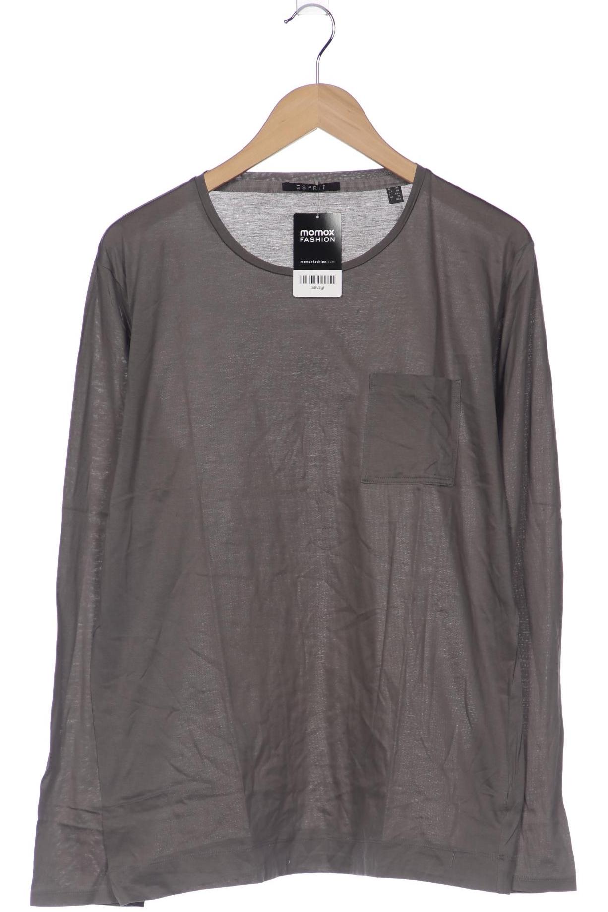 

Esprit Herren Langarmshirt, grau, Gr. 54