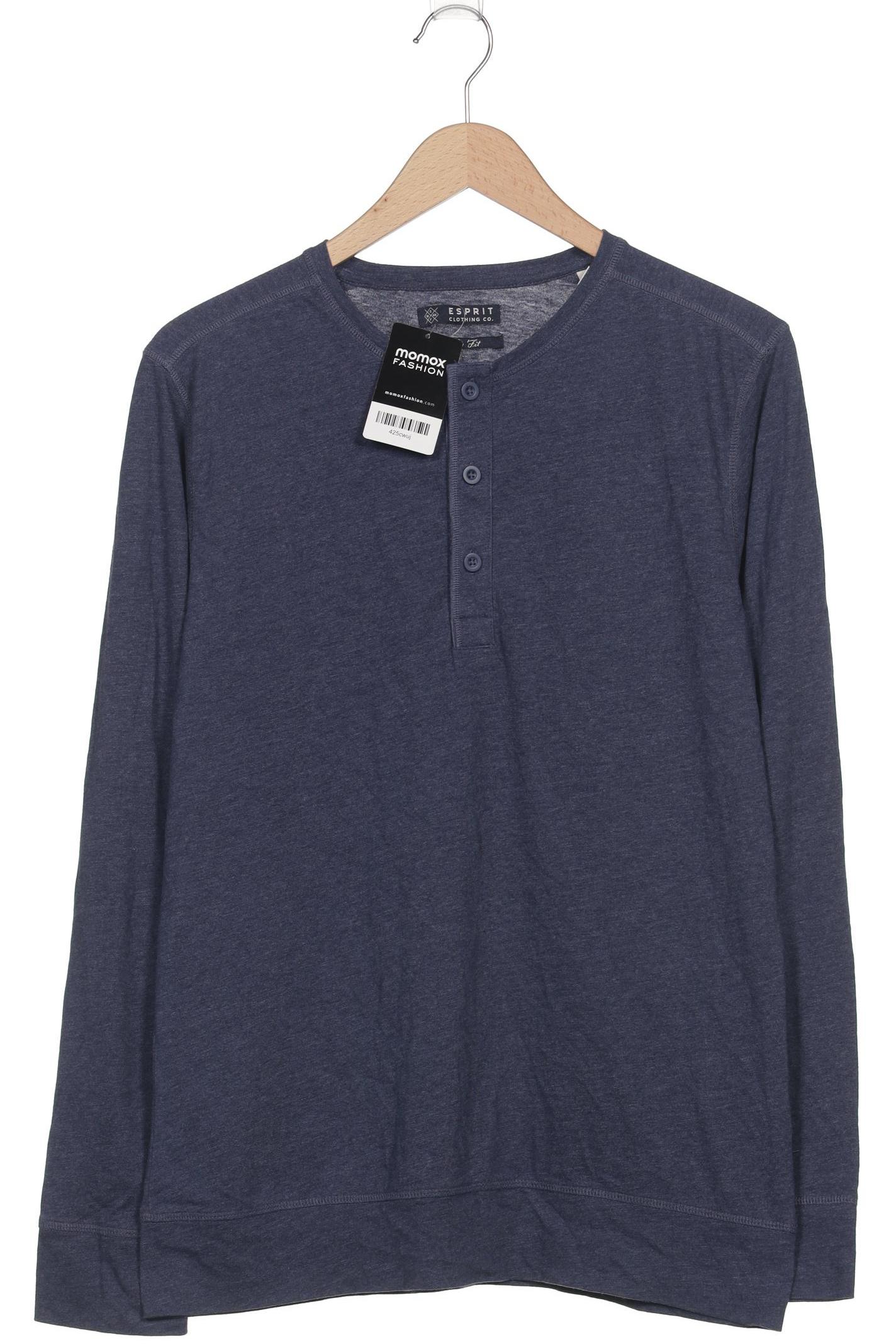 

Esprit Herren Langarmshirt, marineblau, Gr. 52