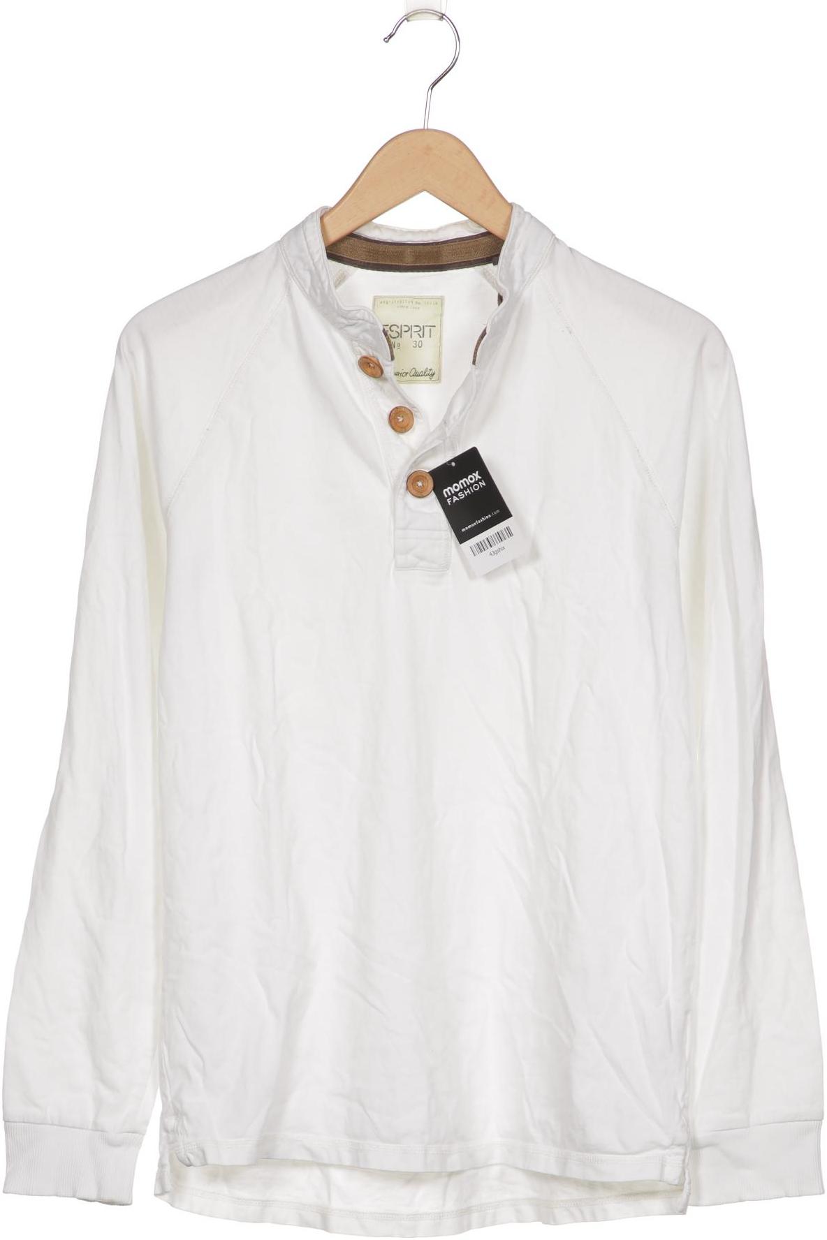 

Esprit Herren Langarmshirt, weiß, Gr. 52