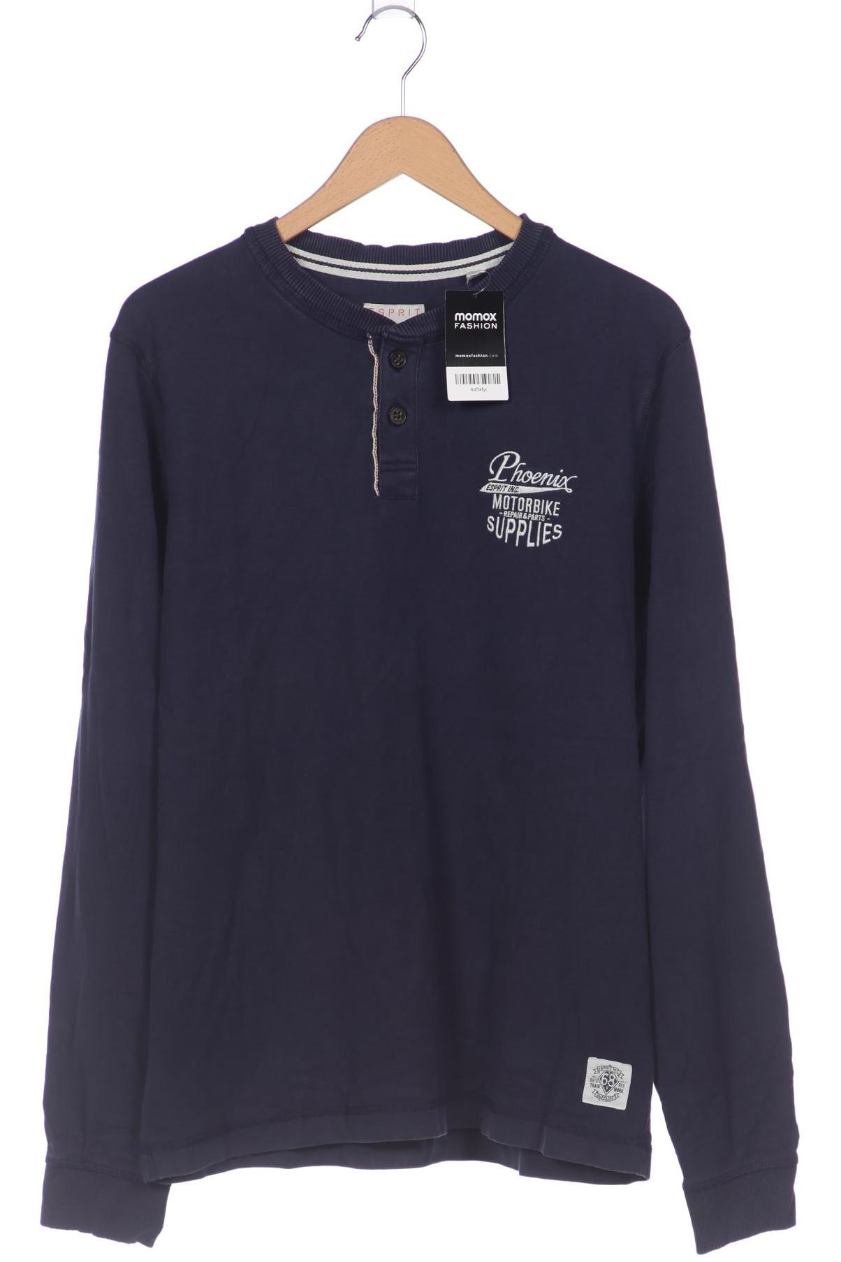 

Esprit Herren Langarmshirt, marineblau, Gr. 54