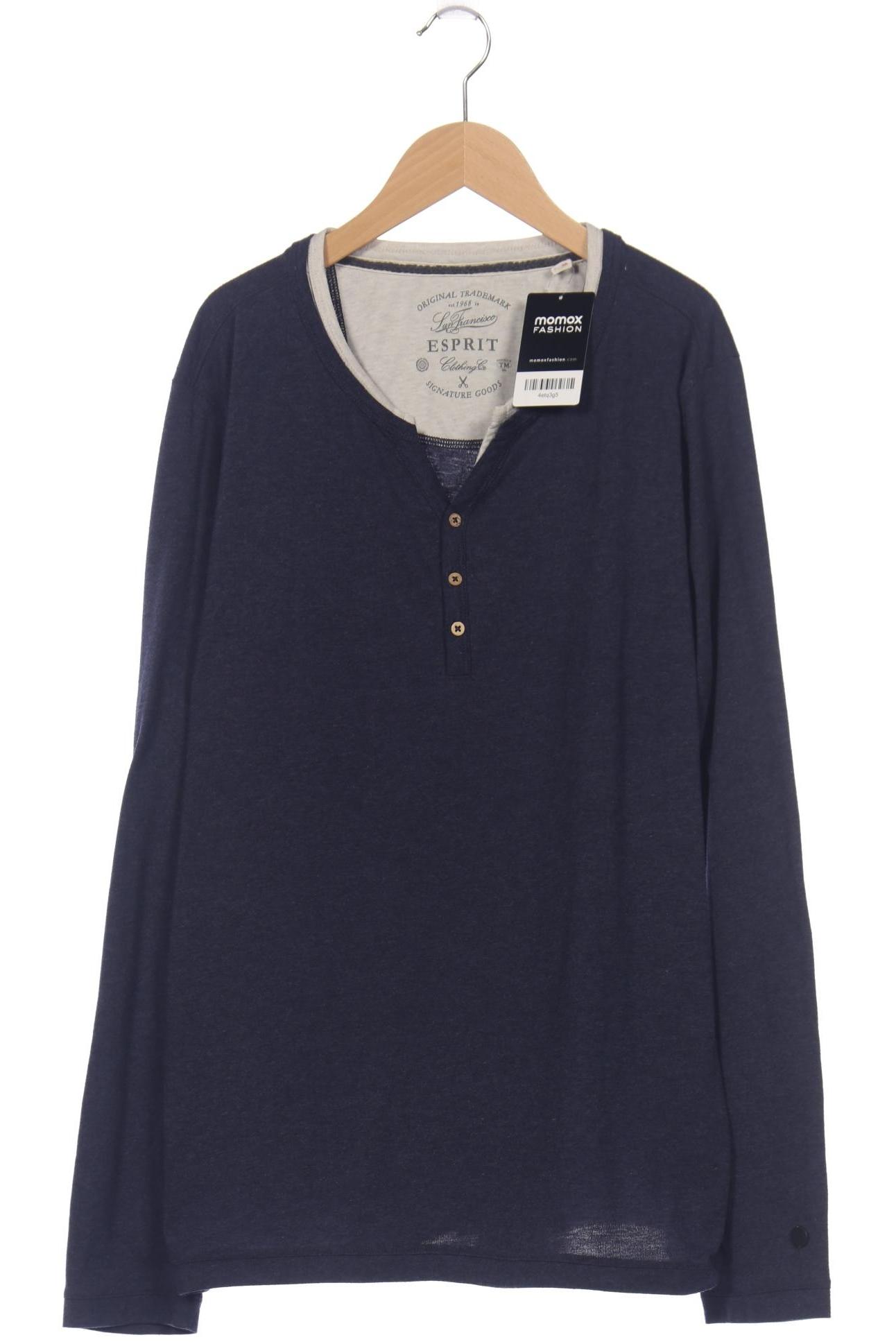 

Esprit Herren Langarmshirt, marineblau, Gr. 54