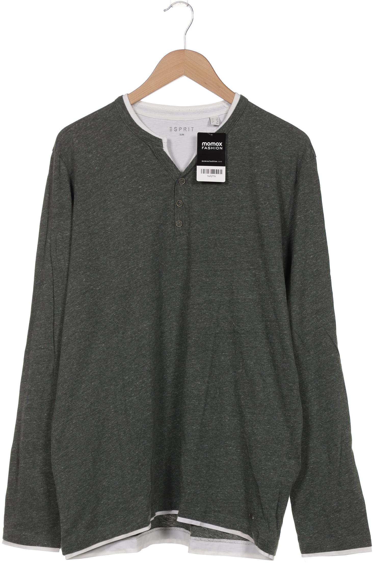 

Esprit Herren Langarmshirt, grün, Gr. 54