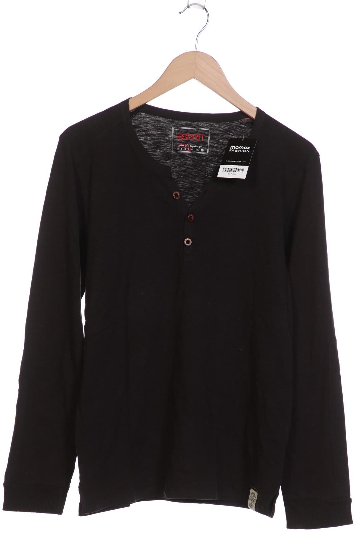 

Esprit Herren Langarmshirt, schwarz, Gr. 52
