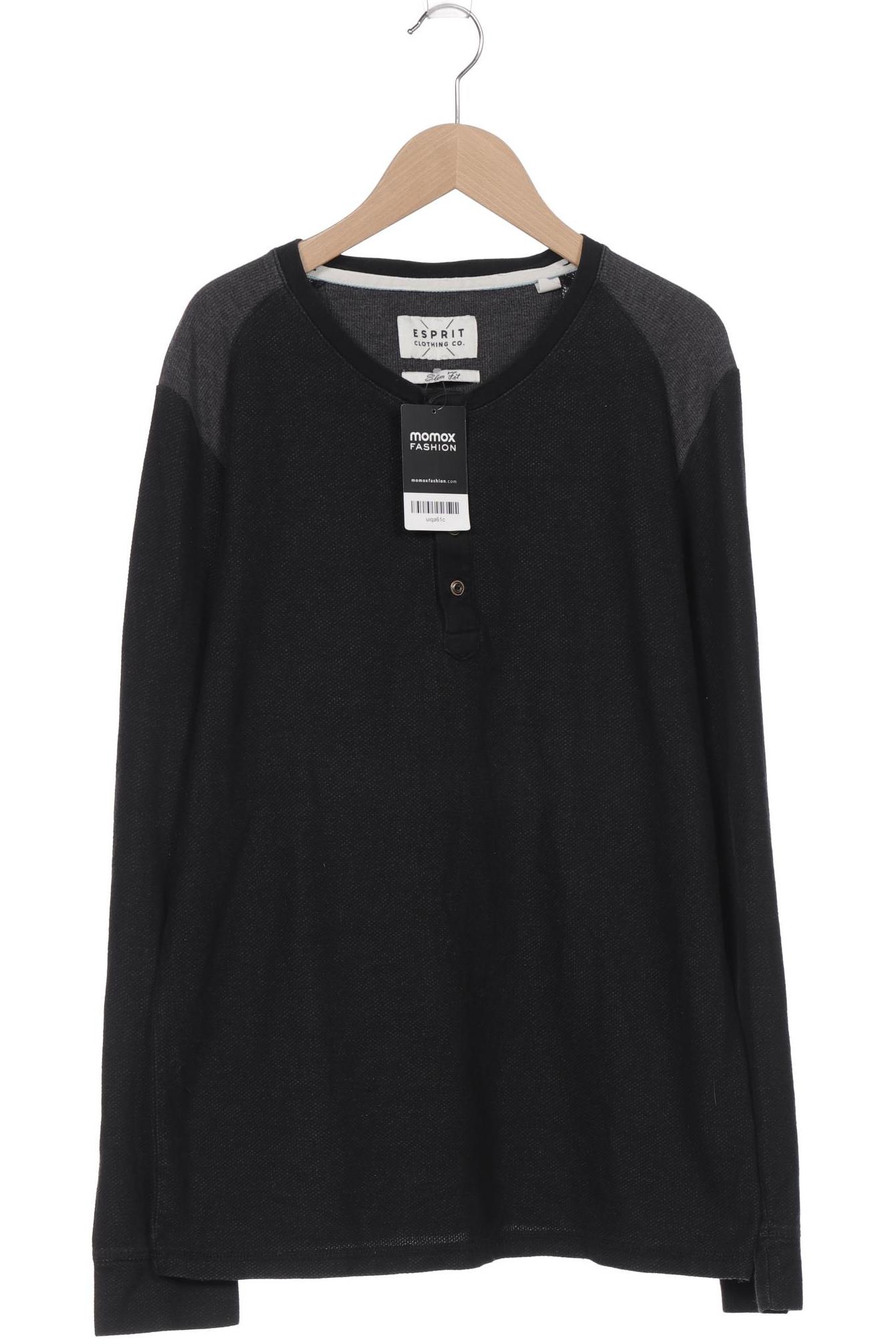 

Esprit Herren Langarmshirt, schwarz, Gr. 48