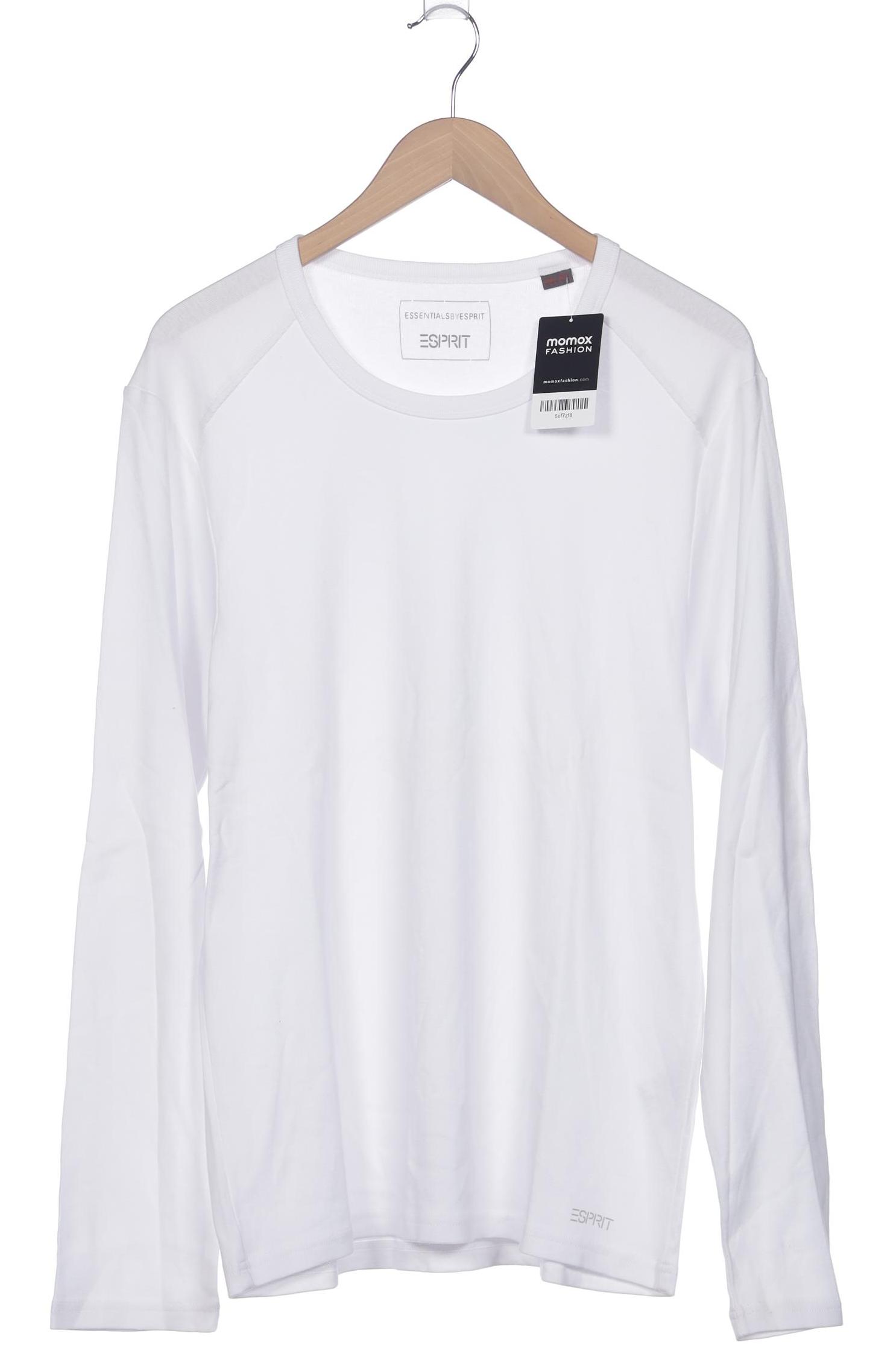 

Esprit Herren Langarmshirt, weiß, Gr. 56