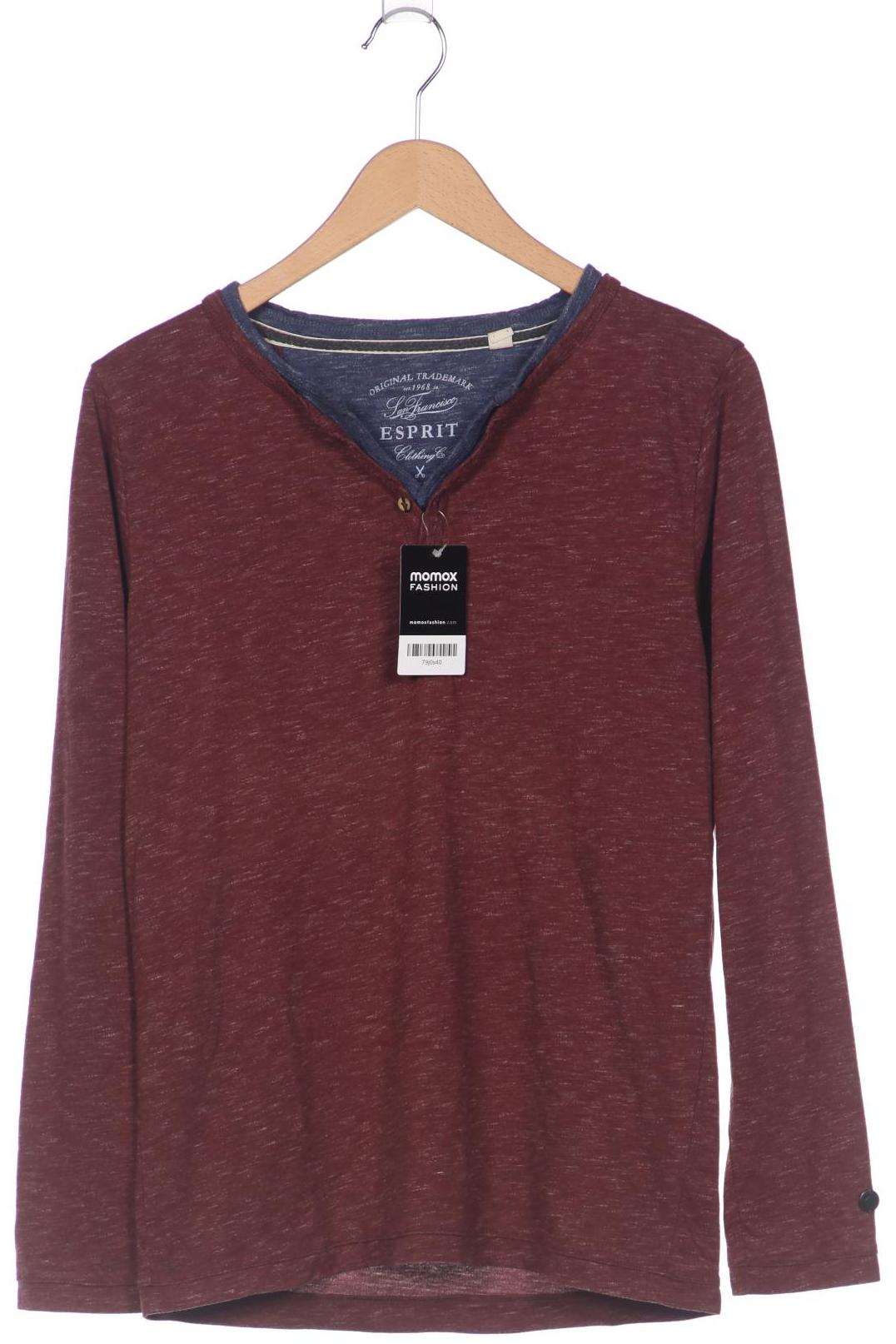 

Esprit Herren Langarmshirt, braun, Gr. 48