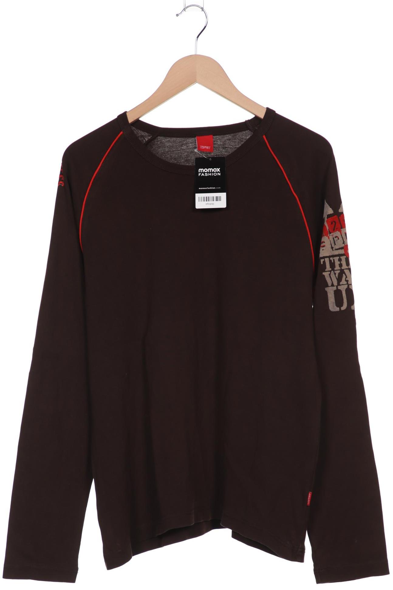 

Esprit Herren Langarmshirt, braun, Gr. 56