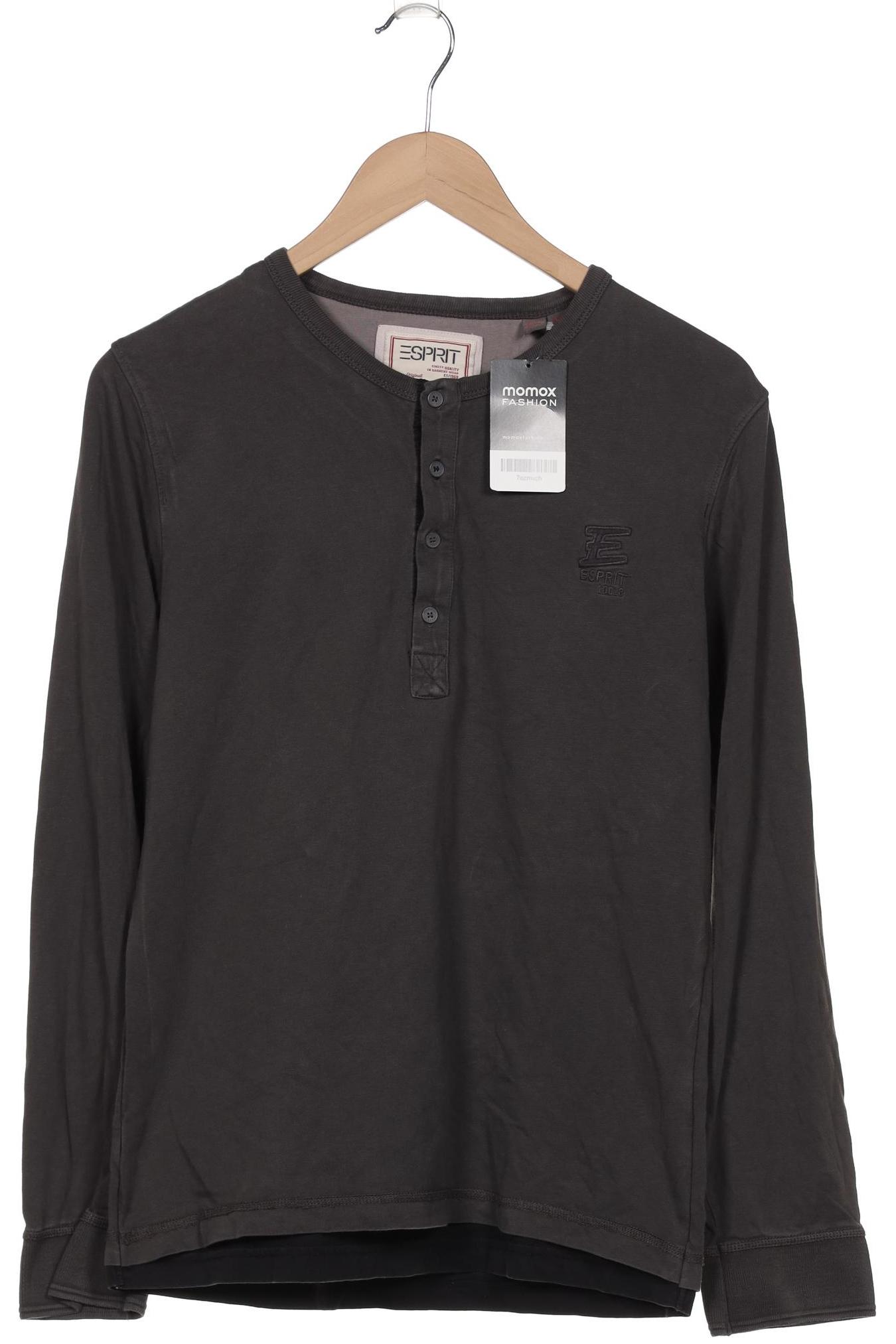 

Esprit Herren Langarmshirt, grau, Gr. 48