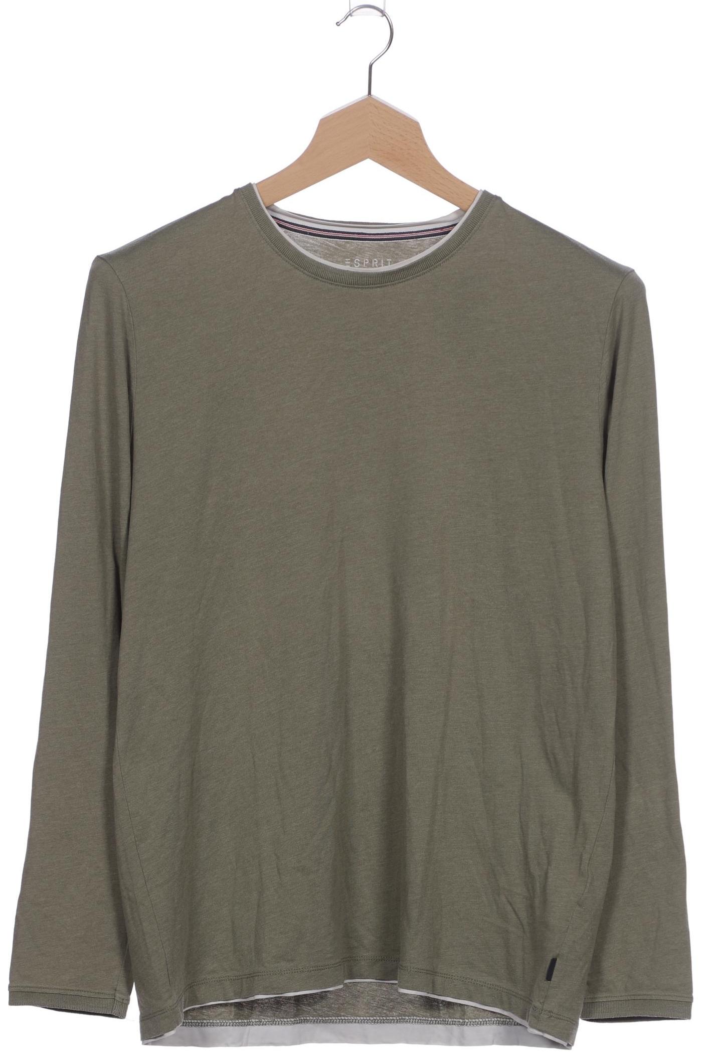 

Esprit Herren Langarmshirt, grün, Gr. 54