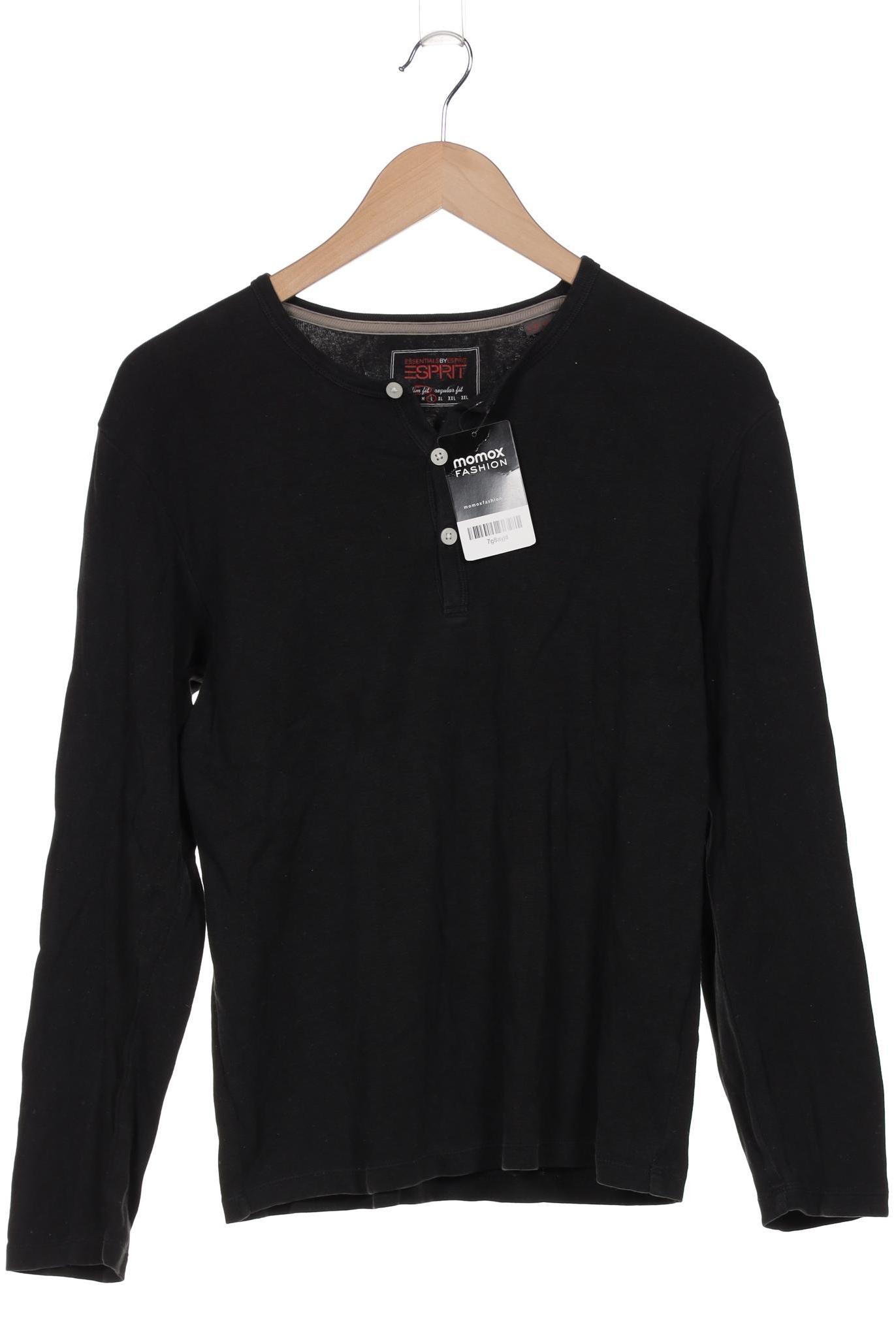 

Esprit Herren Langarmshirt, schwarz, Gr. 52