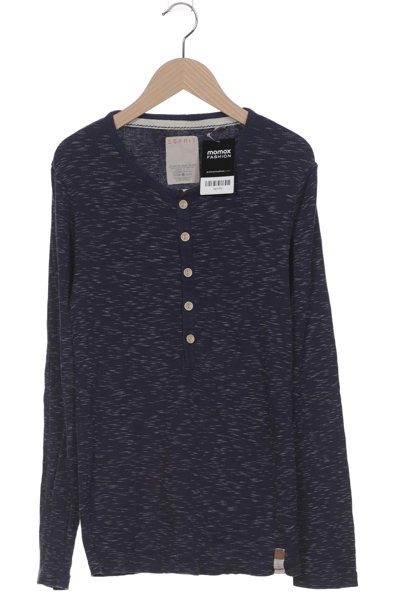 

Esprit Herren Langarmshirt, marineblau, Gr. 46