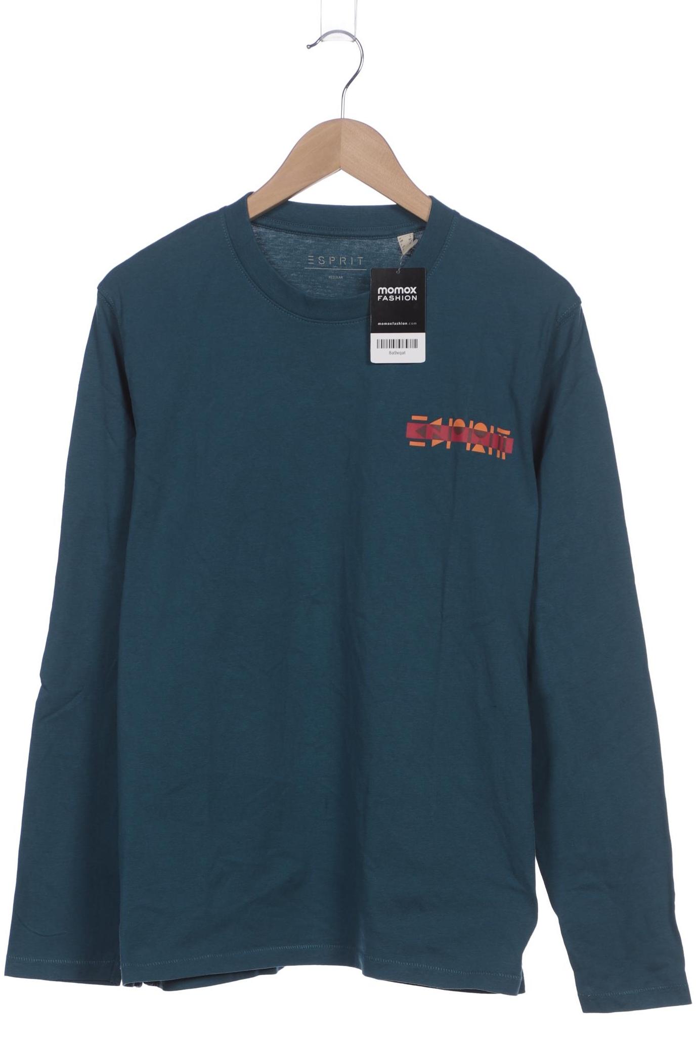 

Esprit Herren Langarmshirt, blau, Gr. 52