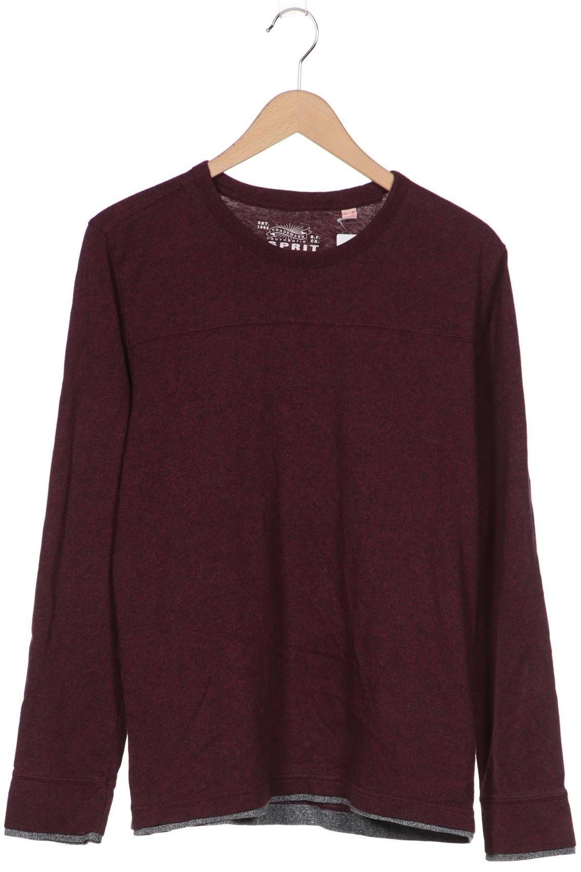 

Esprit Herren Langarmshirt, bordeaux, Gr. 54
