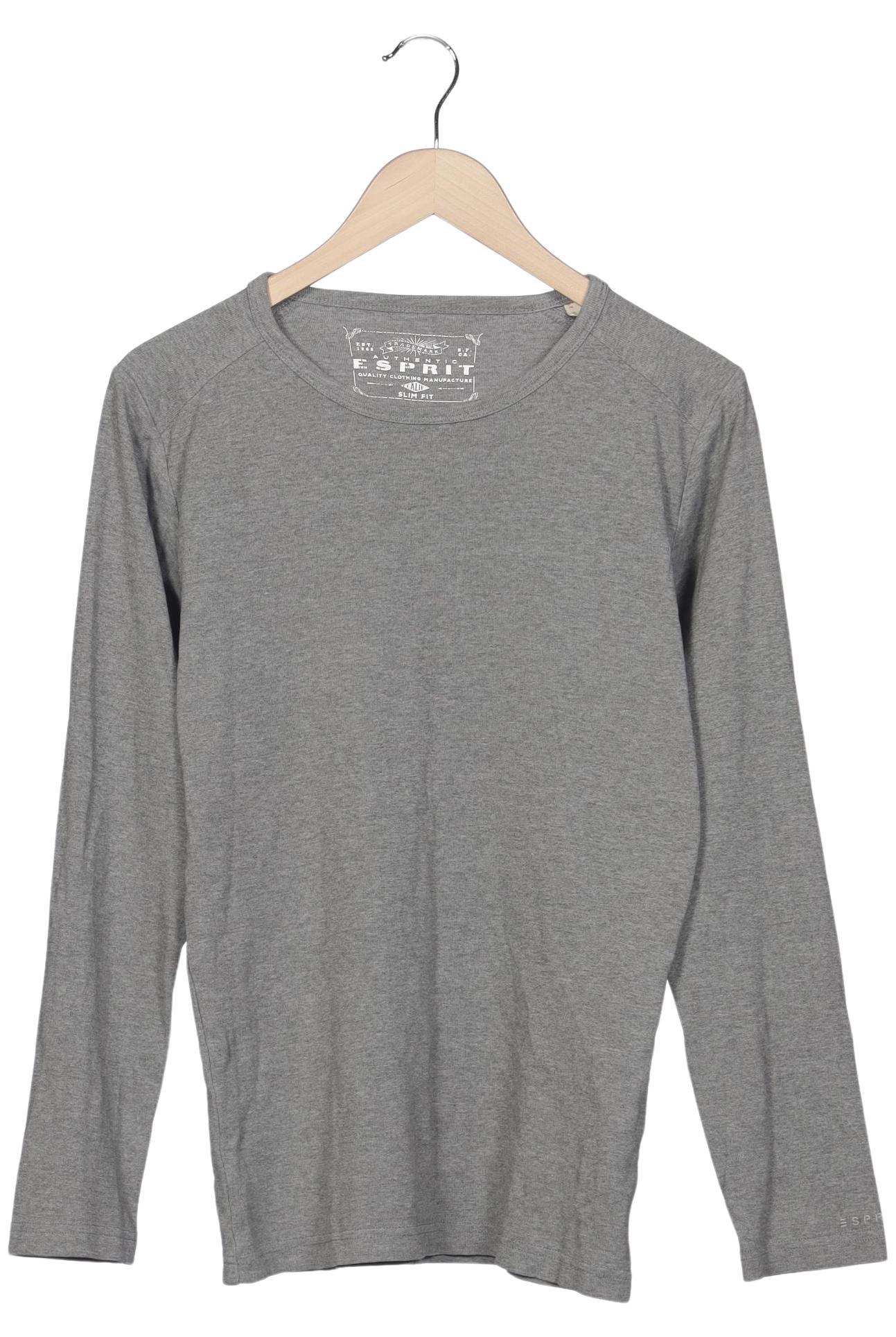 

Esprit Herren Langarmshirt, grau, Gr. 48