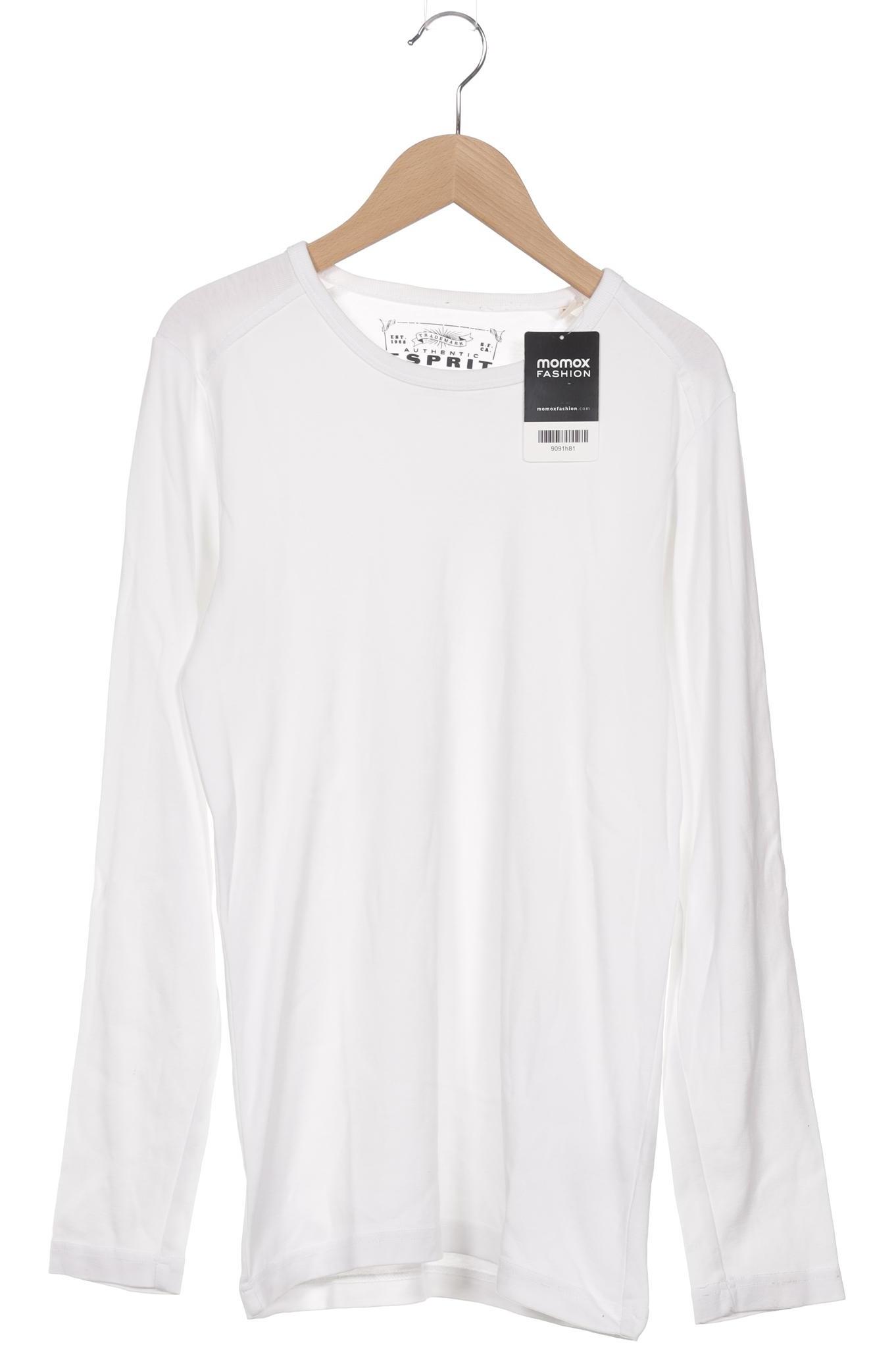 

Esprit Herren Langarmshirt, weiß, Gr. 48