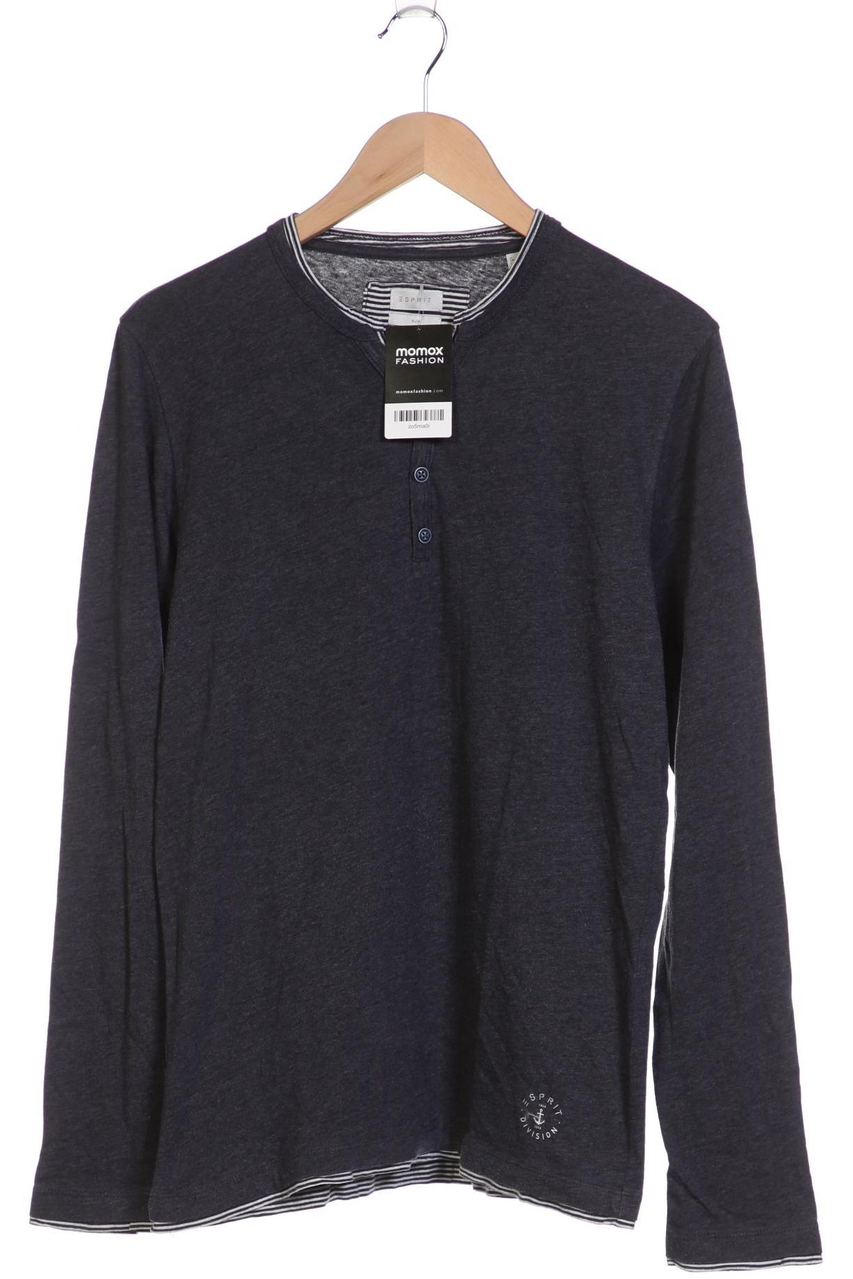 

Esprit Herren Langarmshirt, grau, Gr. 48