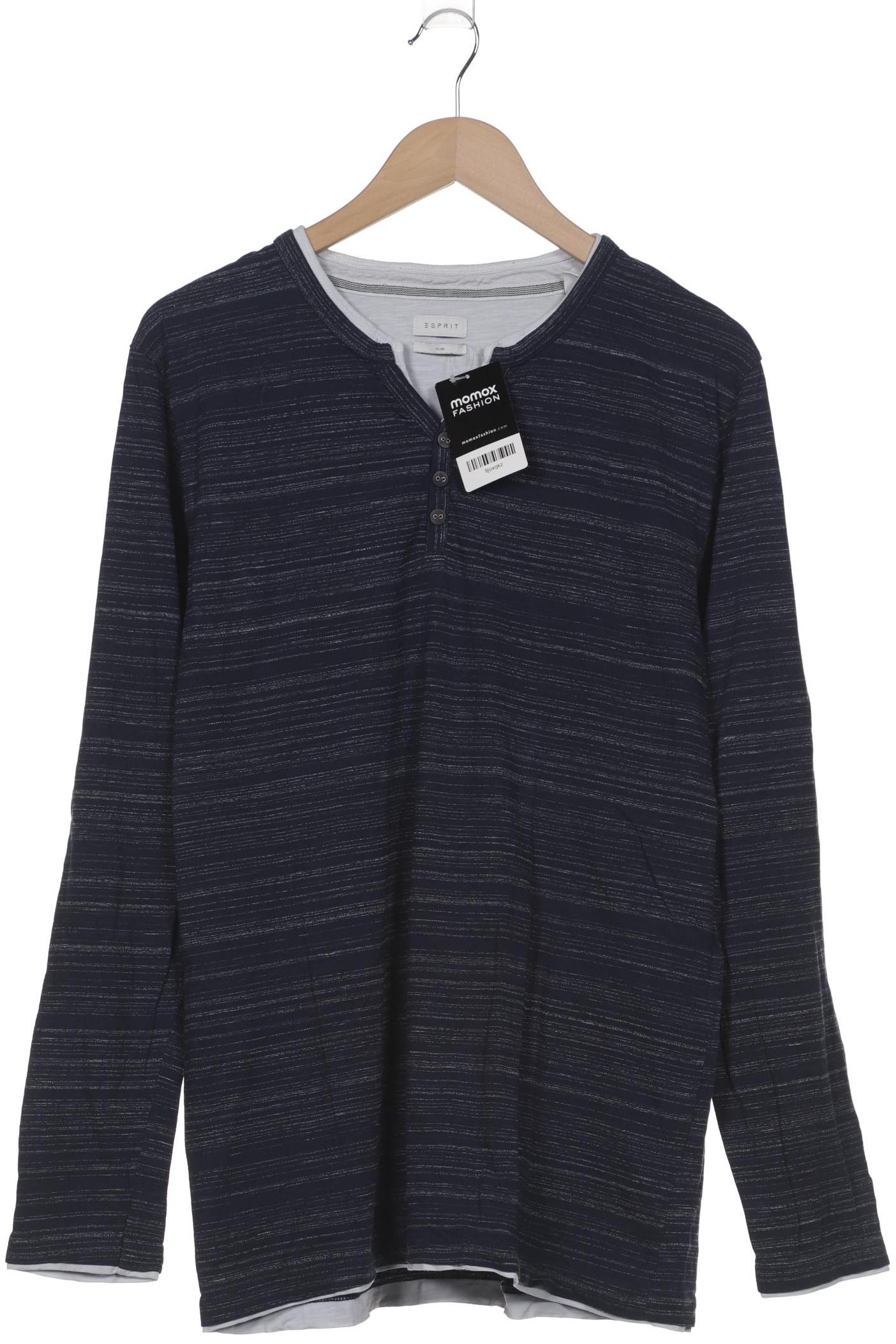 

Esprit Herren Langarmshirt, marineblau, Gr. 54