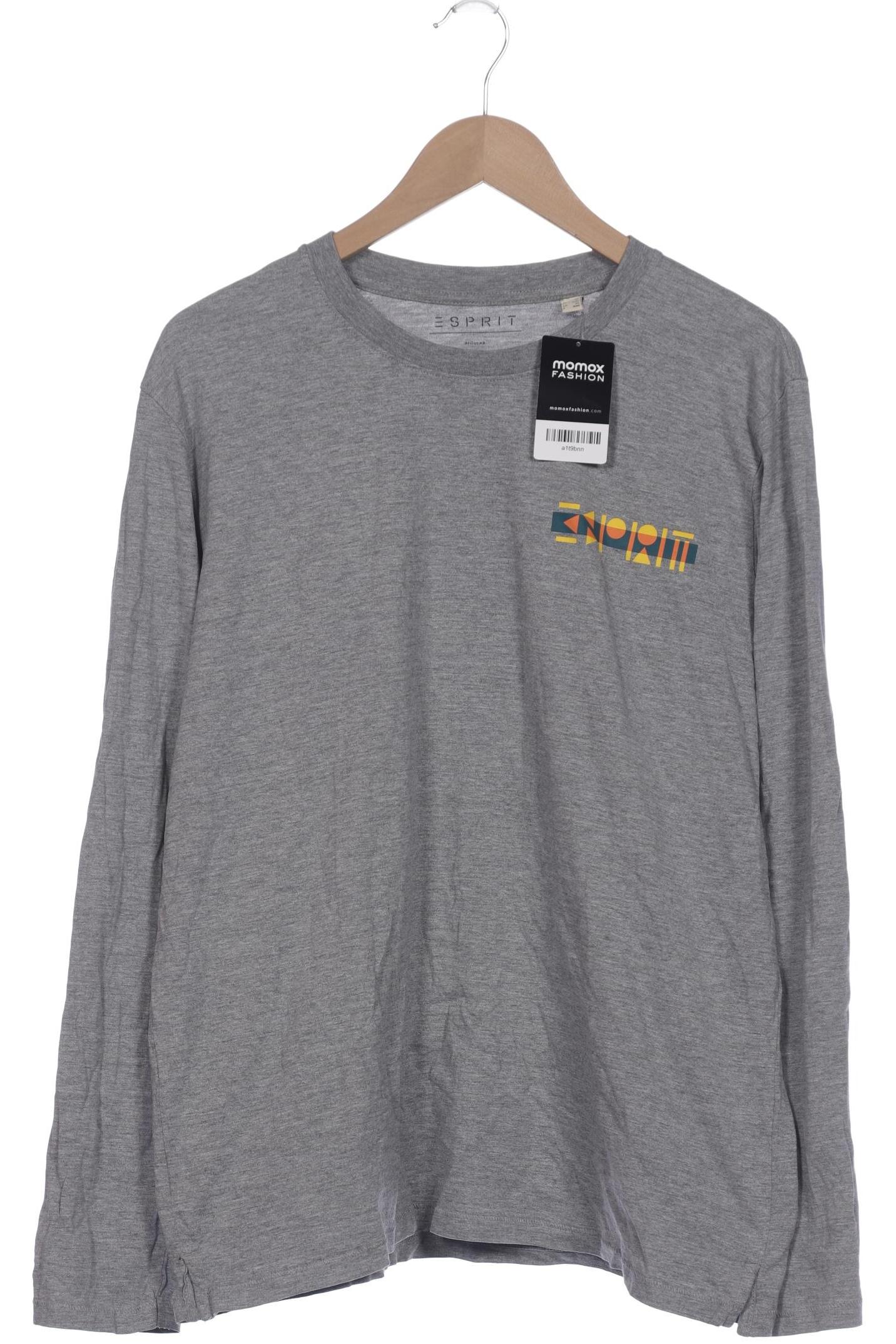 

Esprit Herren Langarmshirt, grau, Gr. 54