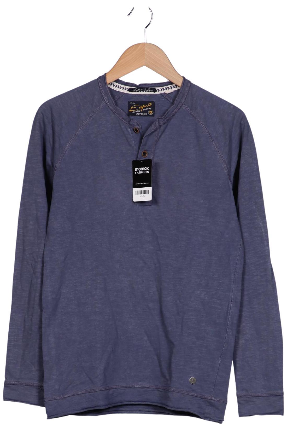 

Esprit Herren Langarmshirt, blau, Gr. 46