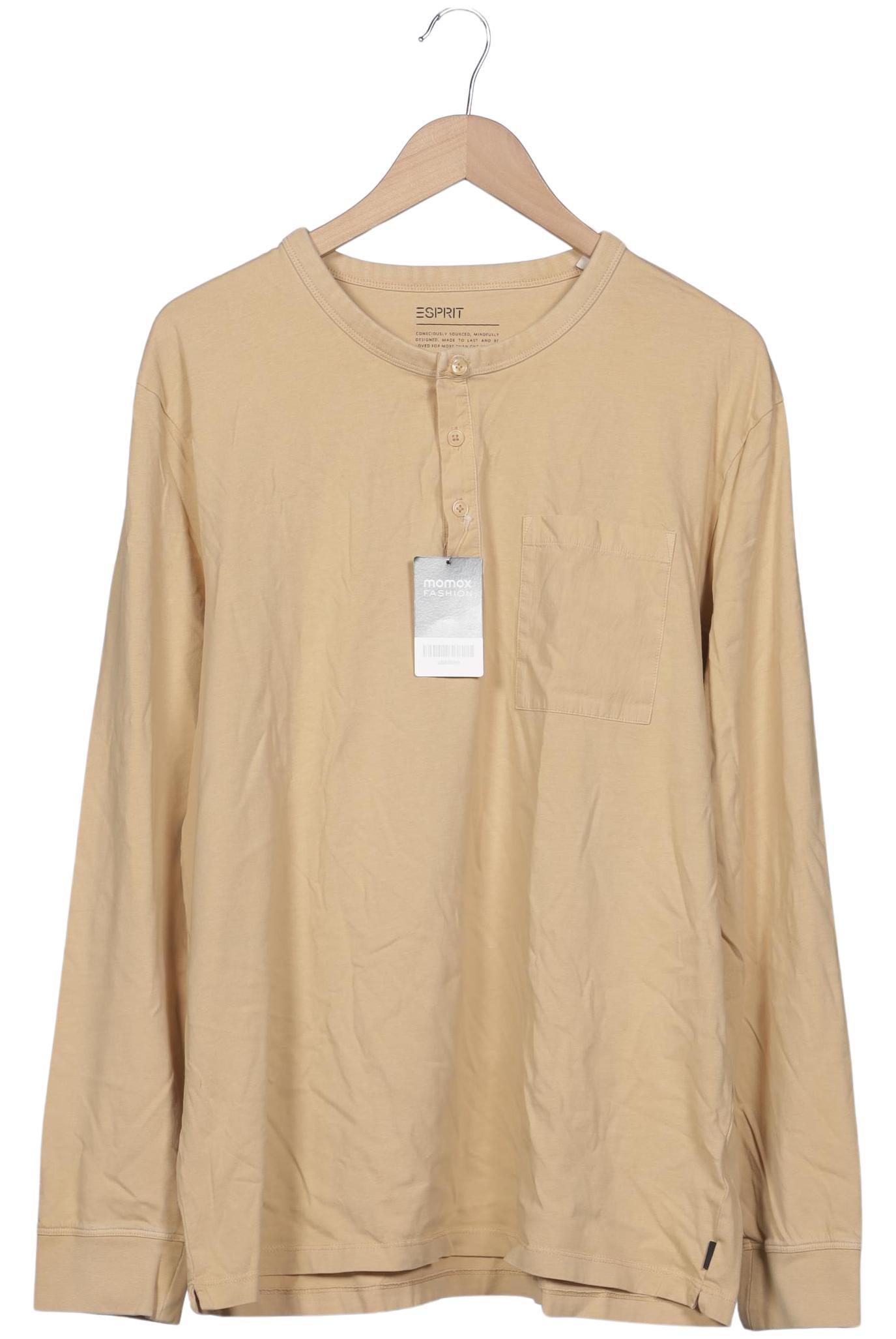 

Esprit Herren Langarmshirt, beige, Gr. 54
