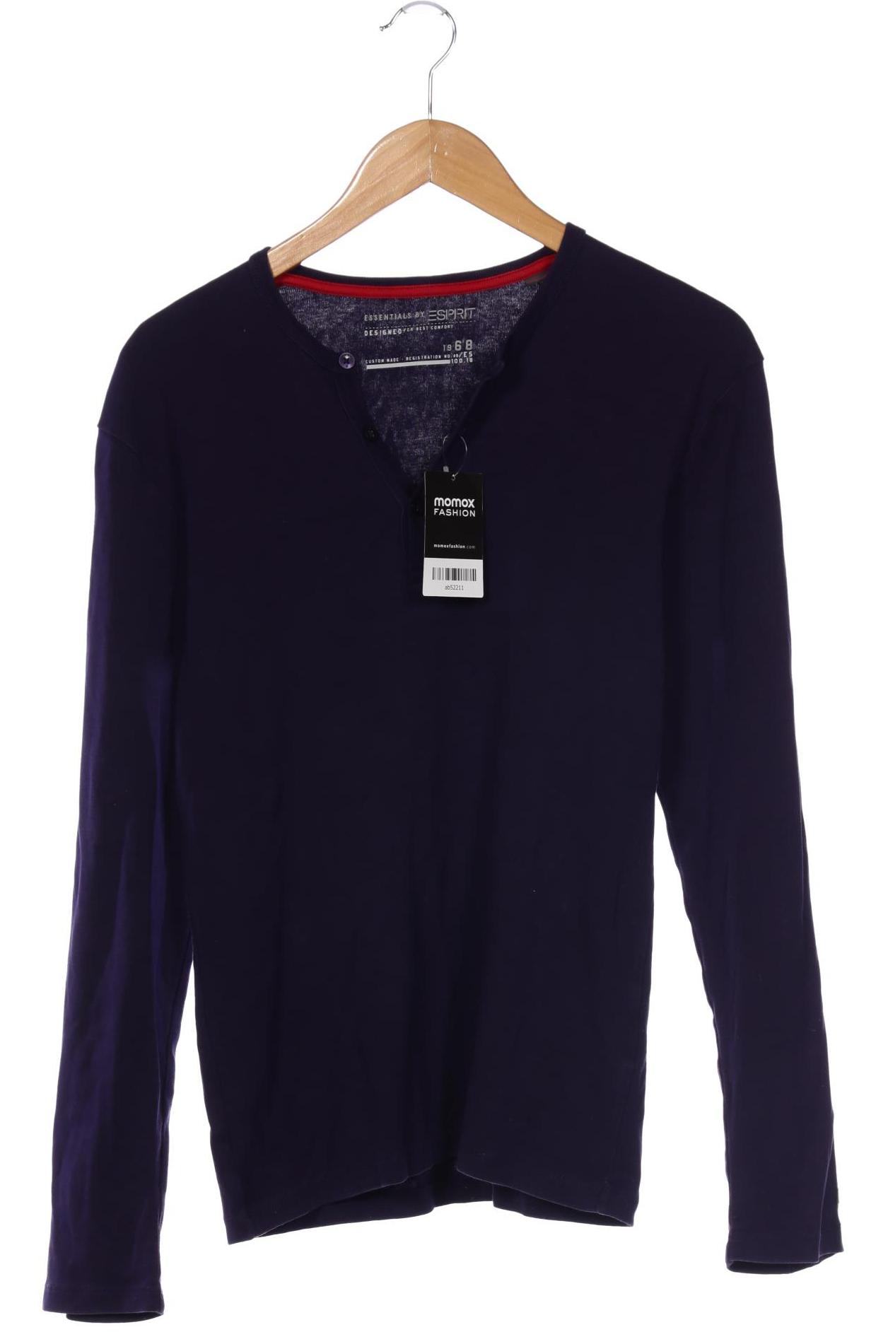 

Esprit Herren Langarmshirt, flieder, Gr. 52