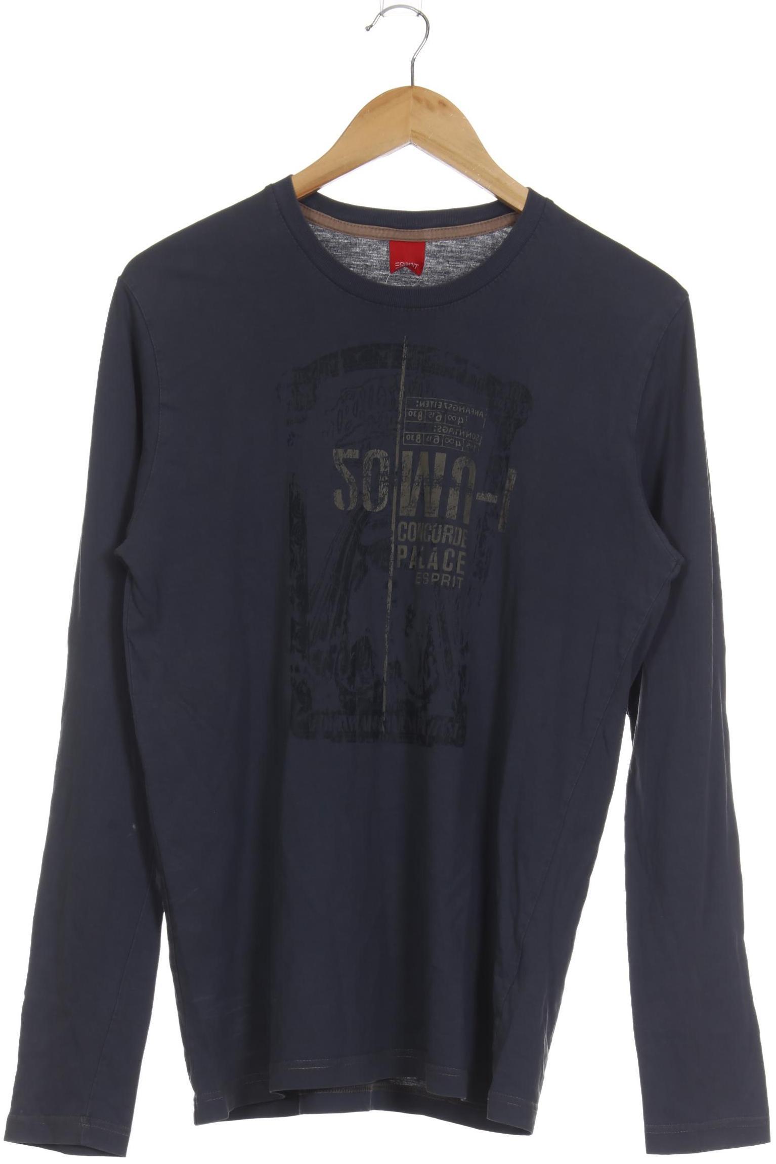

Esprit Herren Langarmshirt, blau, Gr.