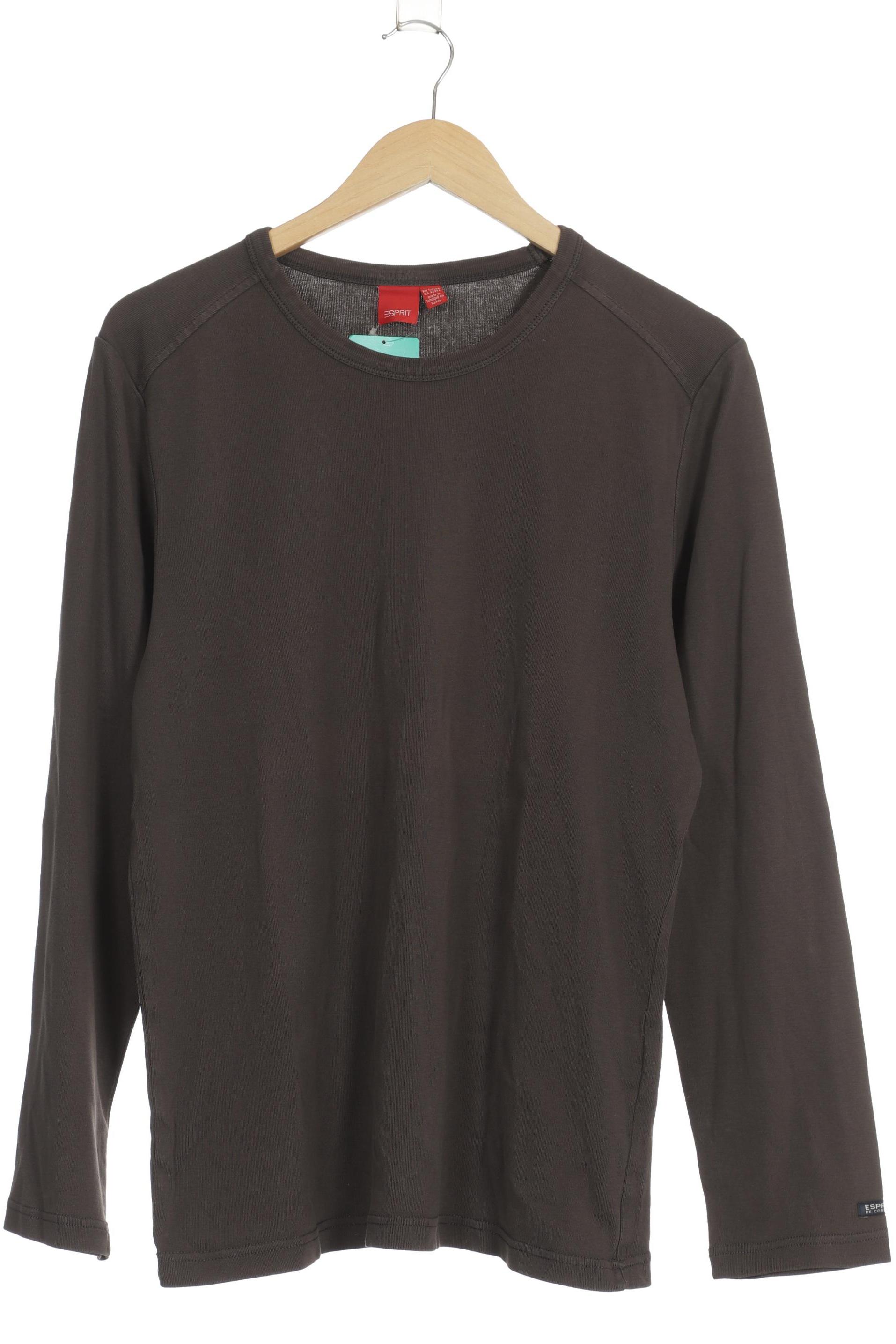 

Esprit Herren Langarmshirt, grau, Gr. 56