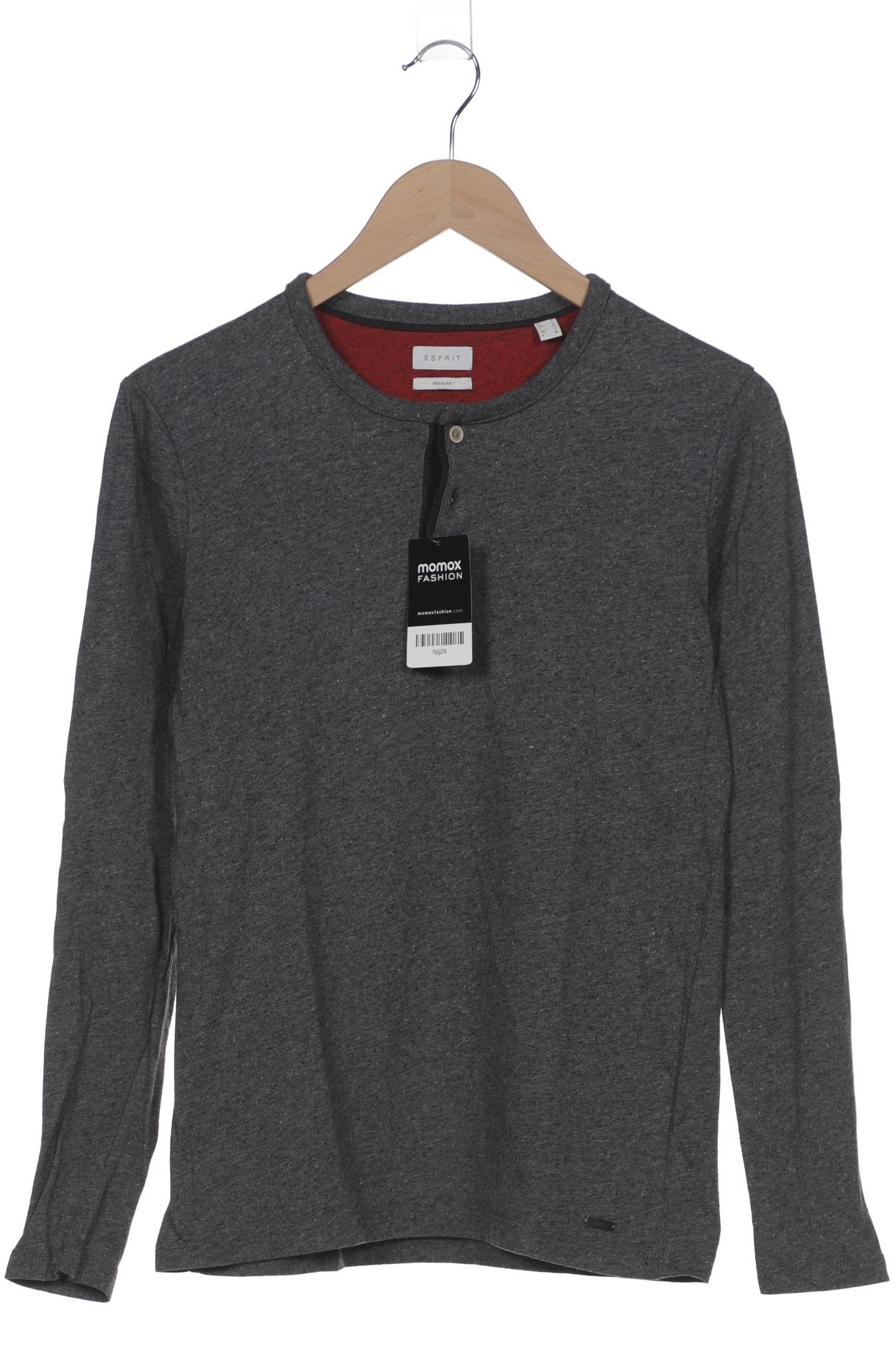 

Esprit Herren Langarmshirt, grau, Gr. 46