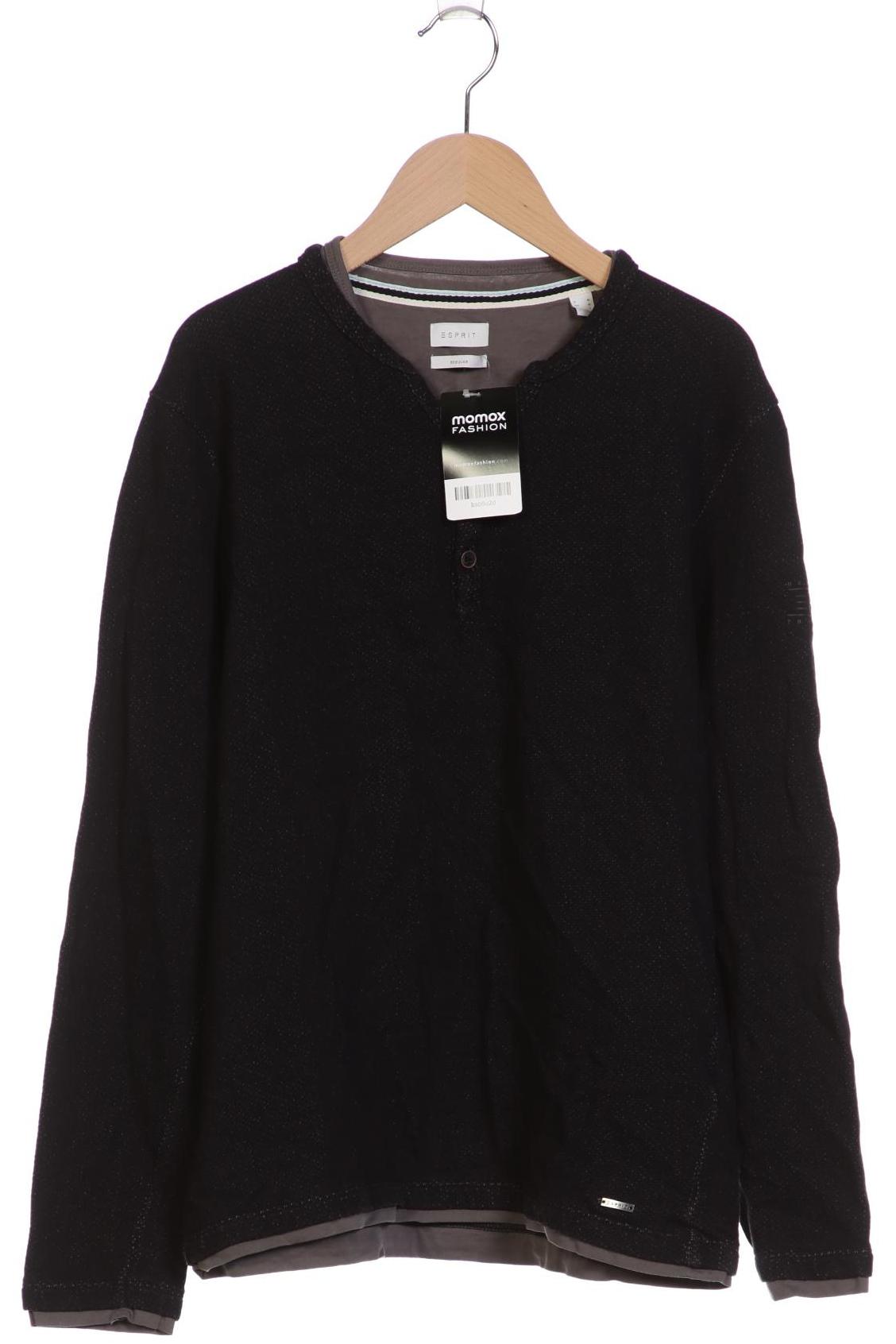 

Esprit Herren Langarmshirt, schwarz, Gr. 48