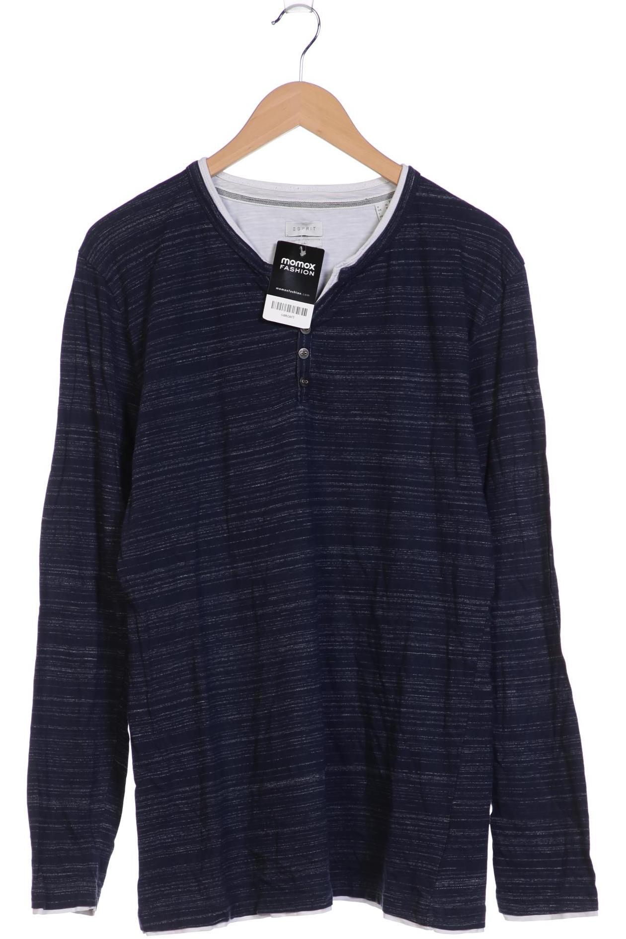 

Esprit Herren Langarmshirt, marineblau, Gr. 54