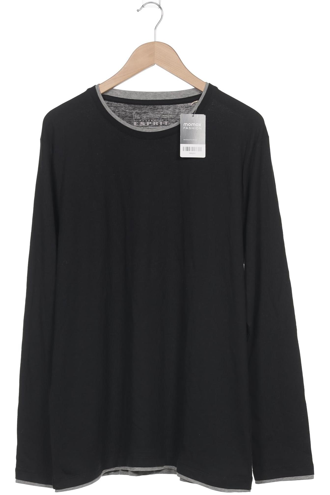 

Esprit Herren Langarmshirt, schwarz, Gr. 56