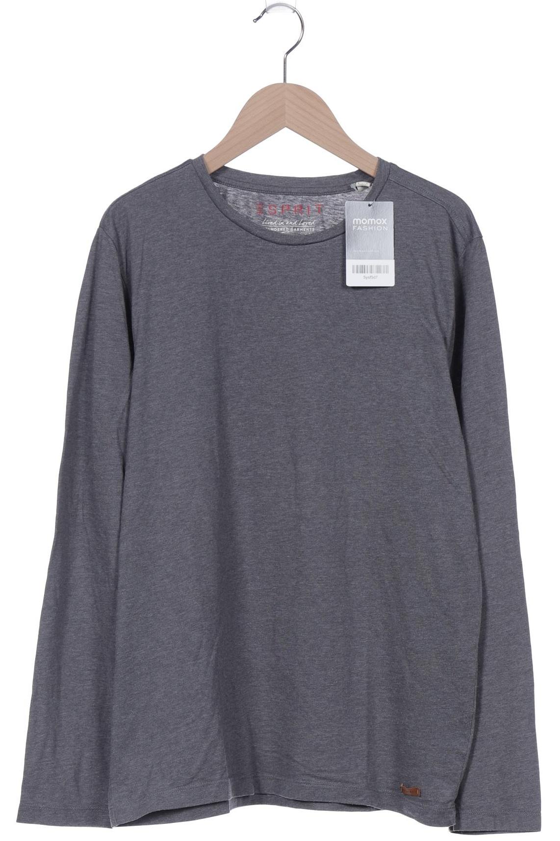 

Esprit Herren Langarmshirt, grau, Gr. 48