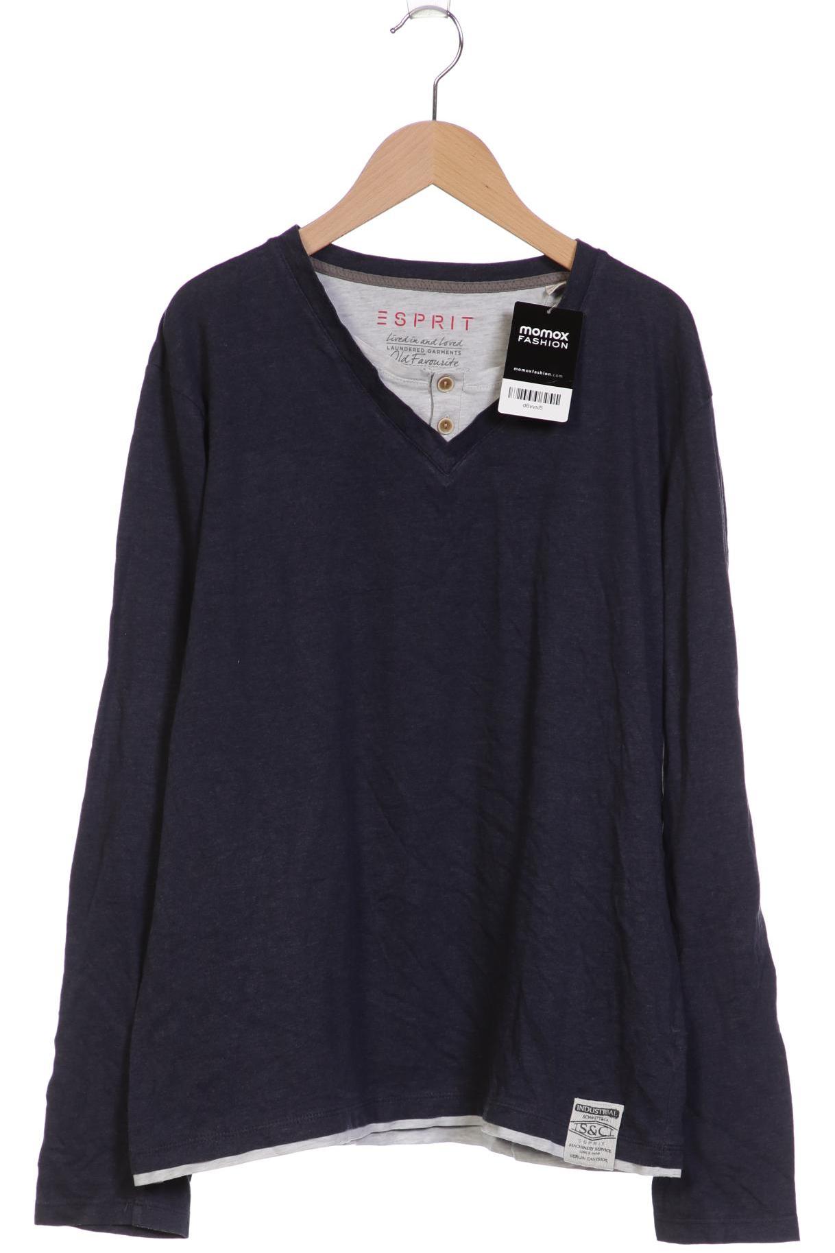 

Esprit Herren Langarmshirt, marineblau, Gr. 52