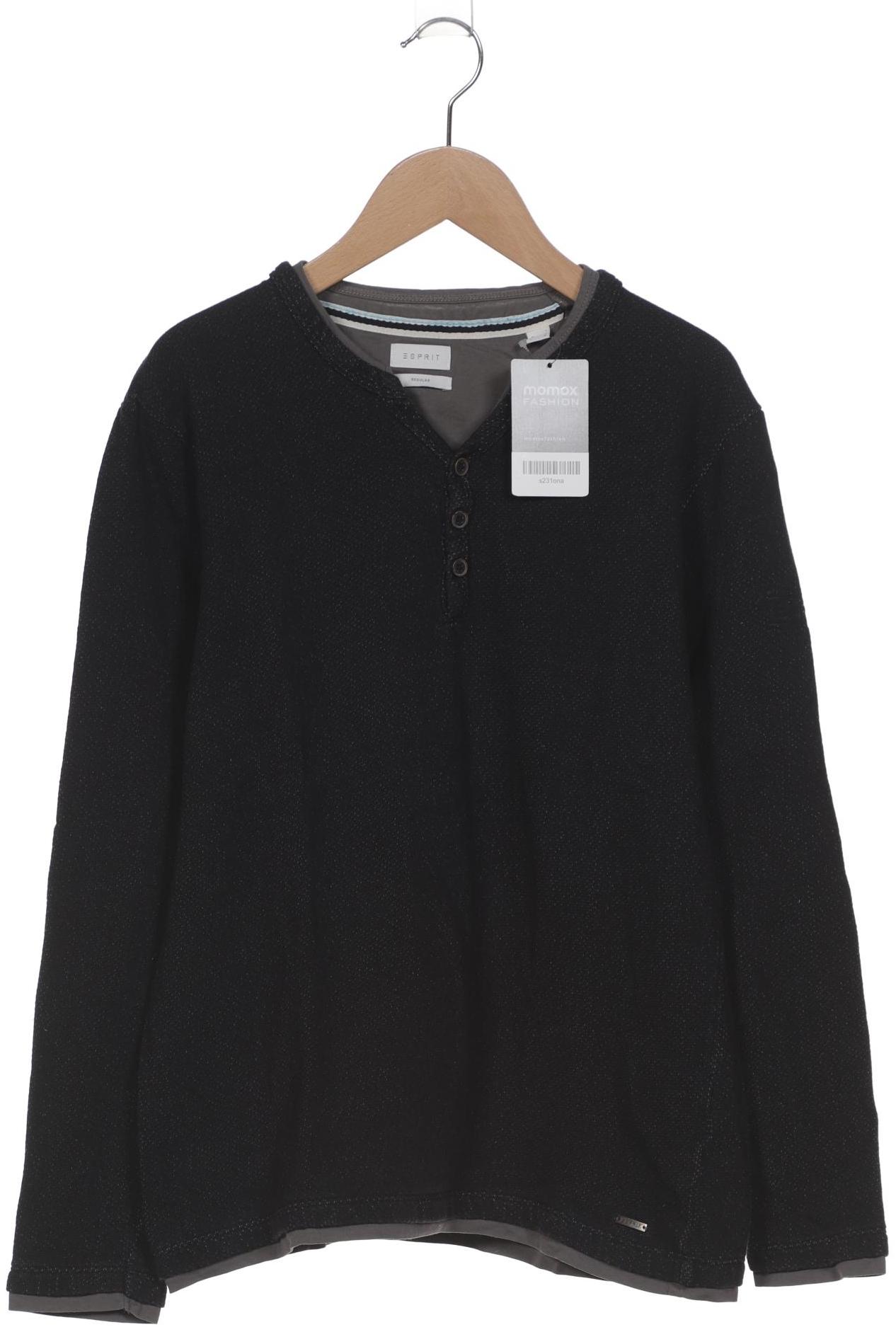 

Esprit Herren Langarmshirt, schwarz, Gr. 46