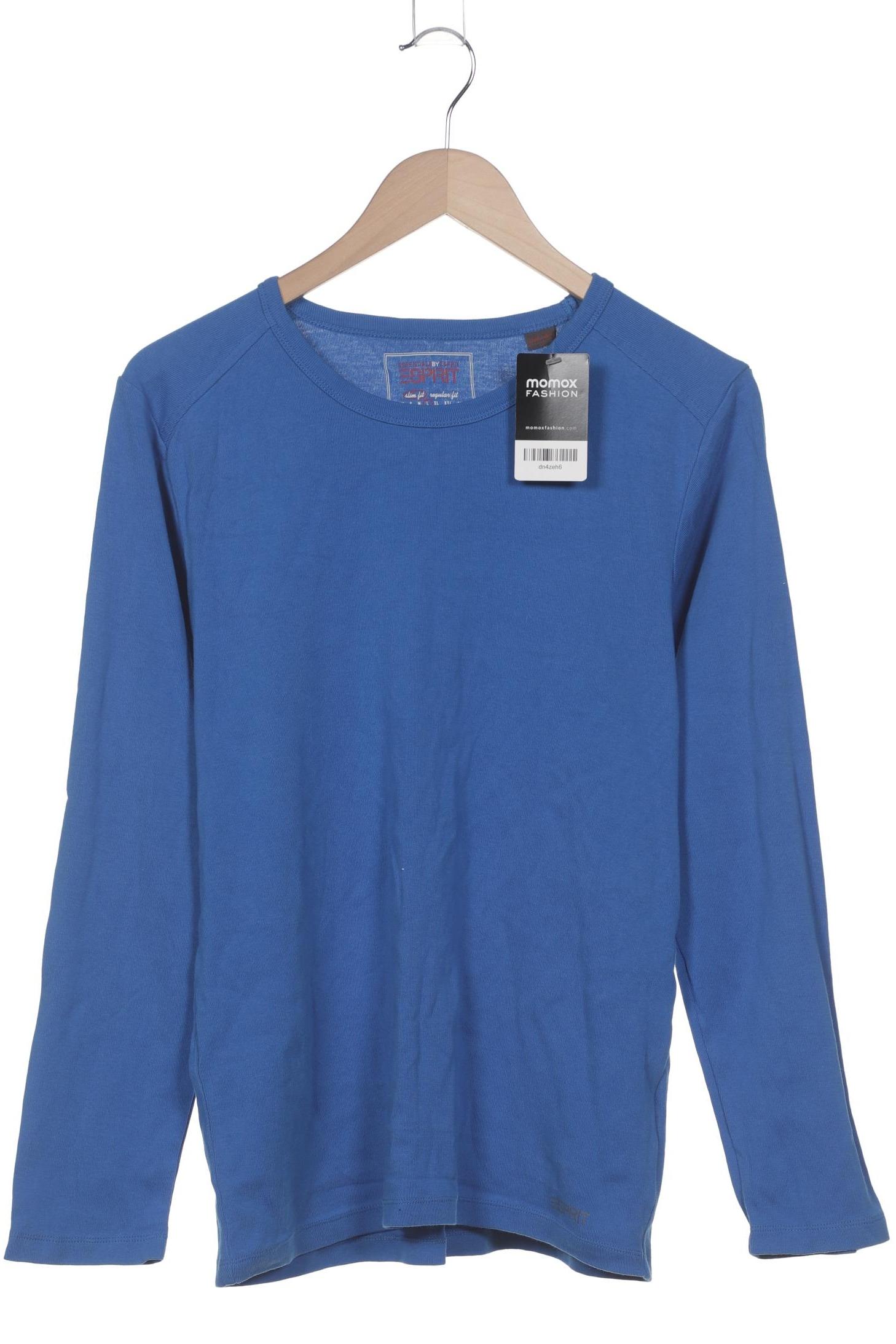 

Esprit Herren Langarmshirt, blau, Gr. 52