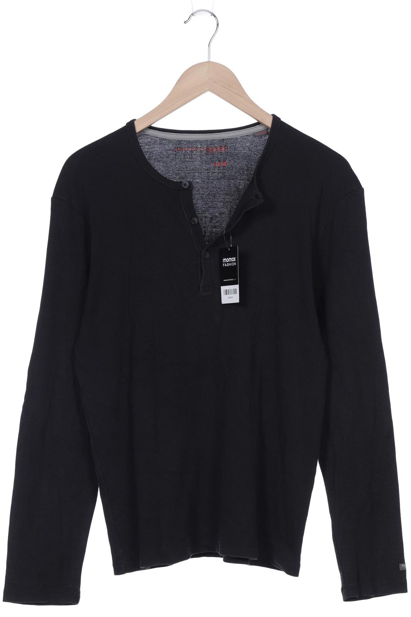 

Esprit Herren Langarmshirt, schwarz, Gr. 54