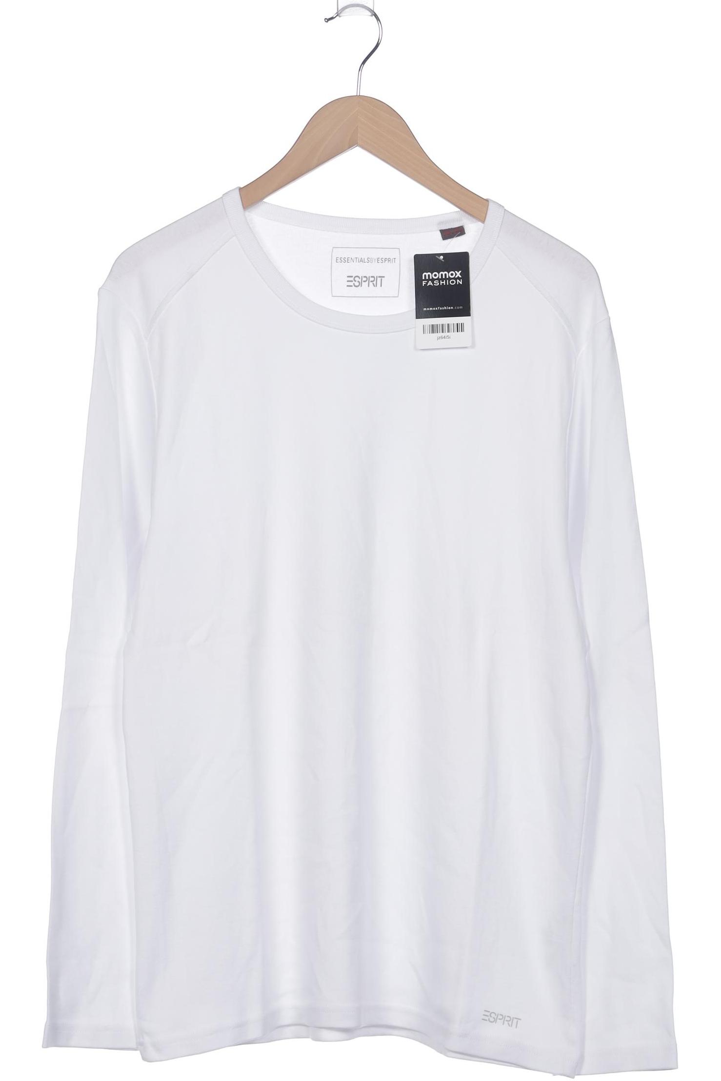 

Esprit Herren Langarmshirt, weiß, Gr. 56