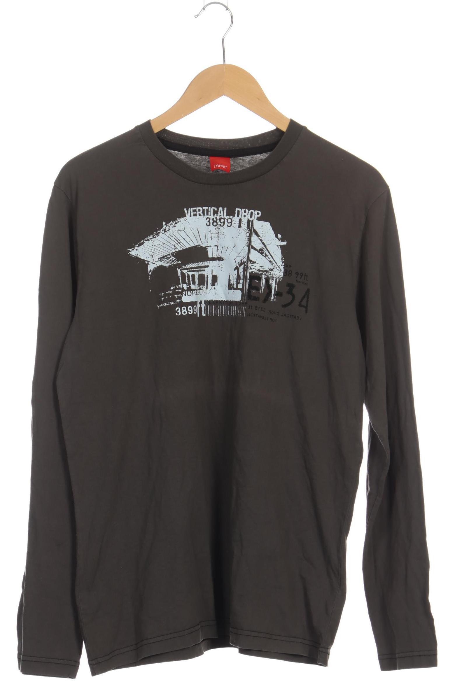 

Esprit Herren Langarmshirt, grau, Gr.