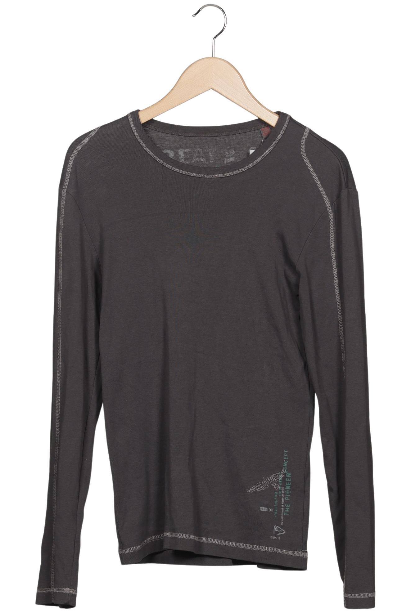 

Esprit Herren Langarmshirt, grau, Gr. 48