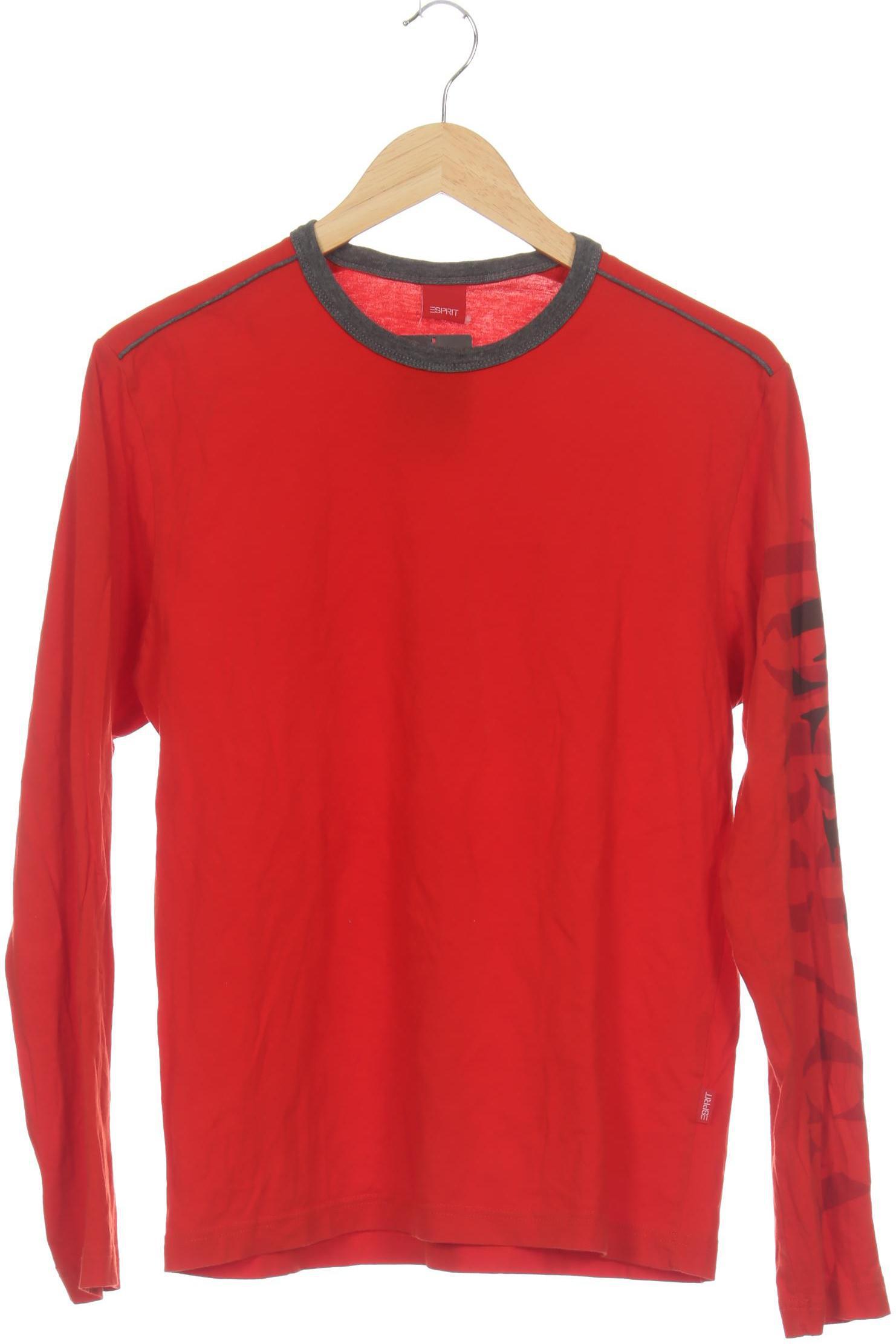 

Esprit Herren Langarmshirt, rot, Gr.