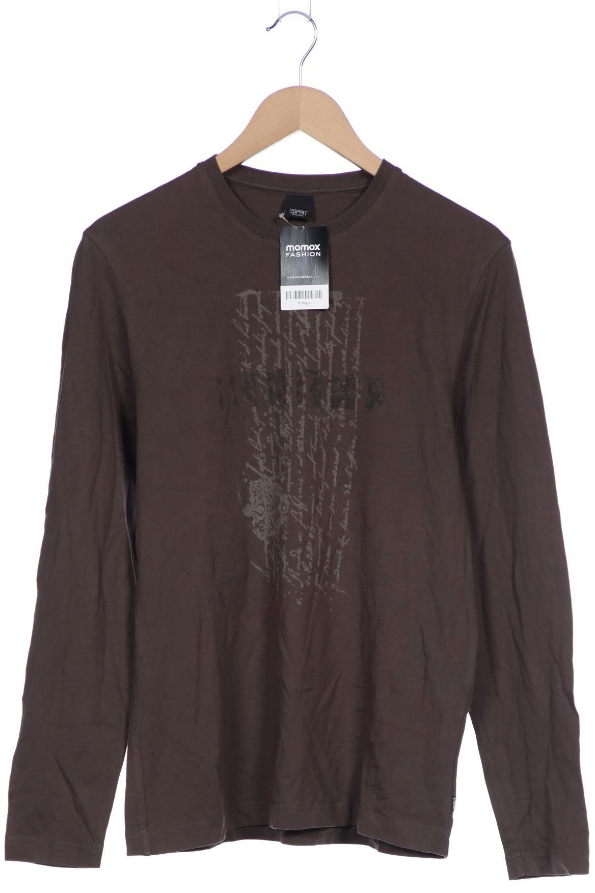 

Esprit Herren Langarmshirt, braun, Gr. 52