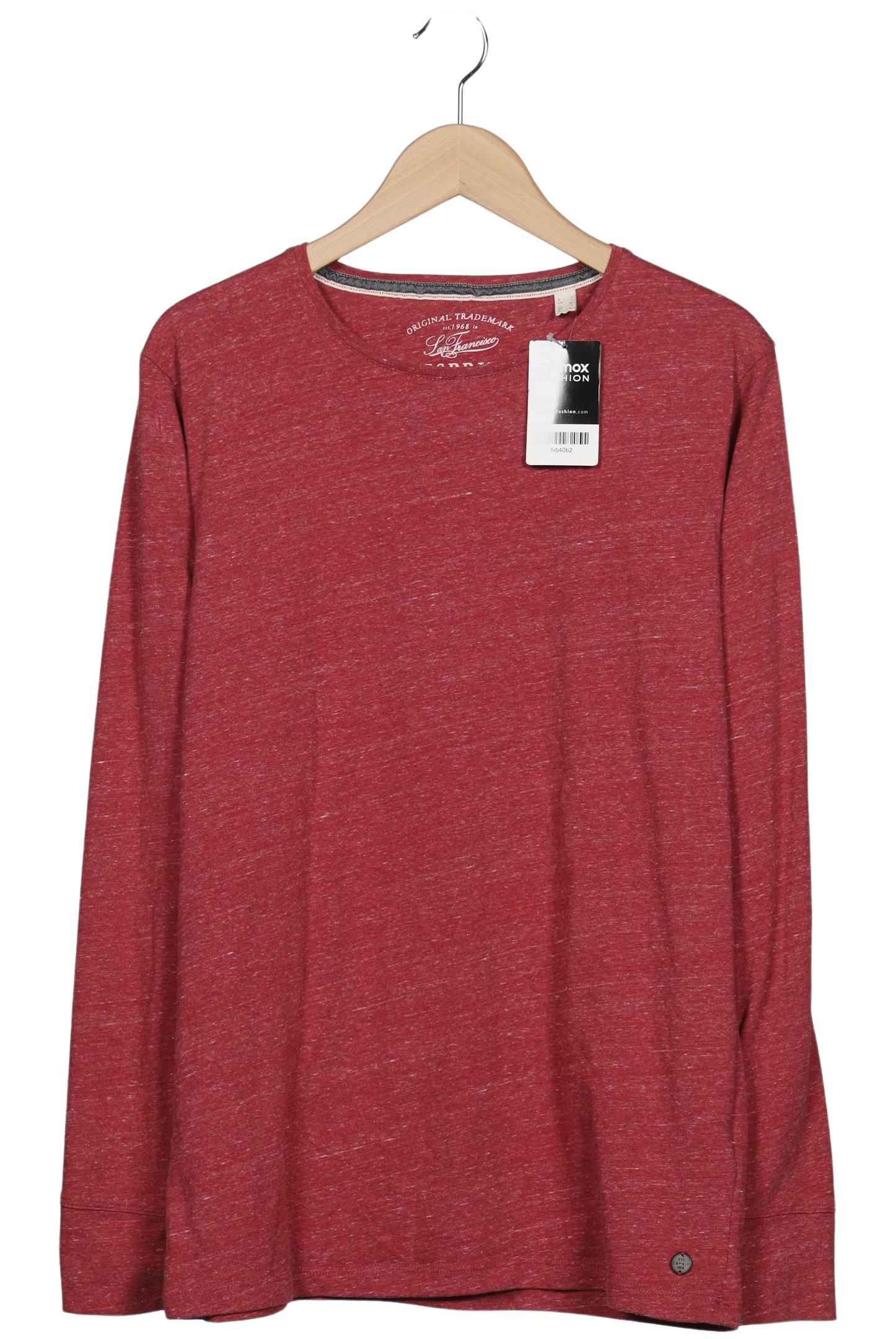 

Esprit Herren Langarmshirt, rot, Gr. 52