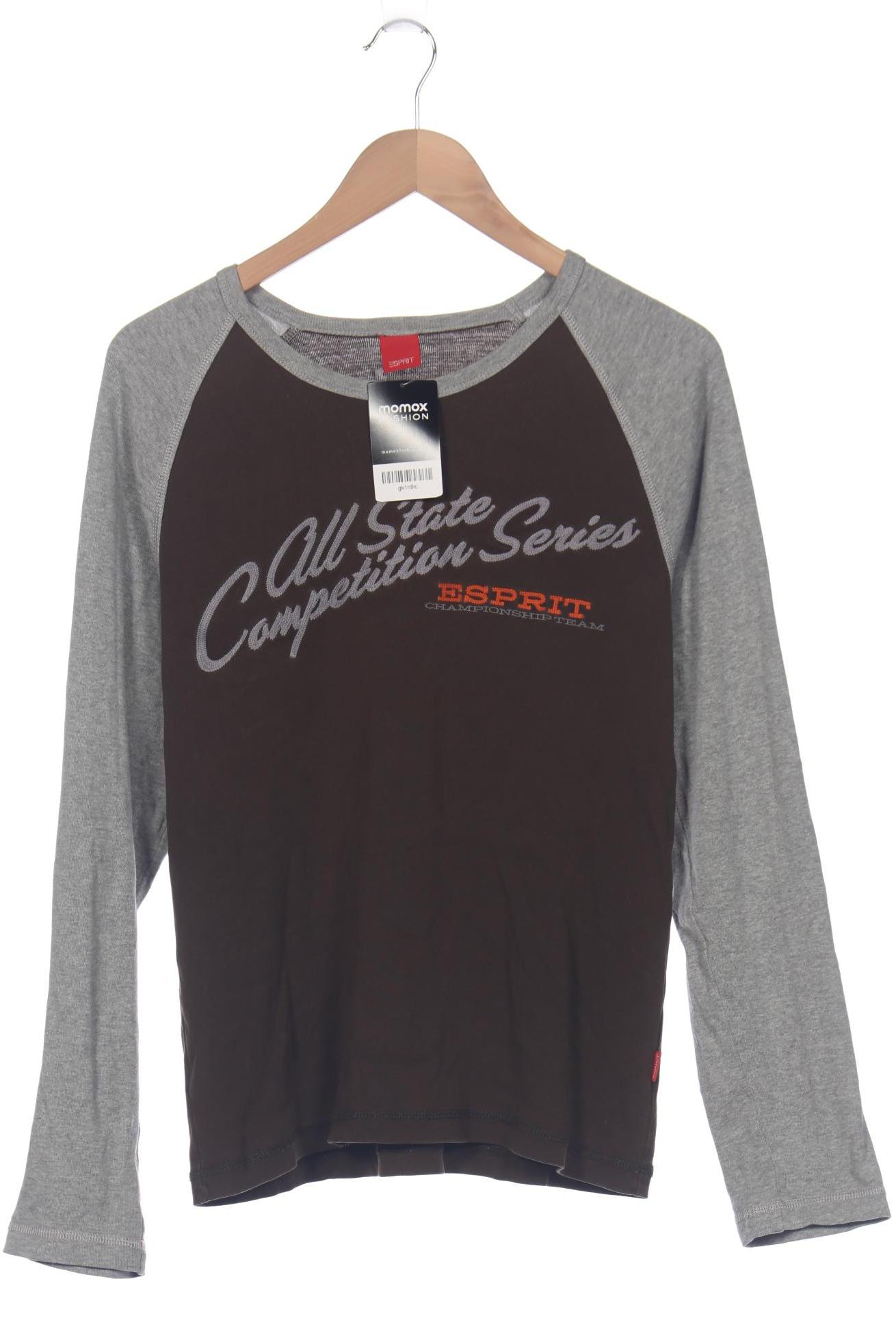 

Esprit Herren Langarmshirt, grau, Gr. 52