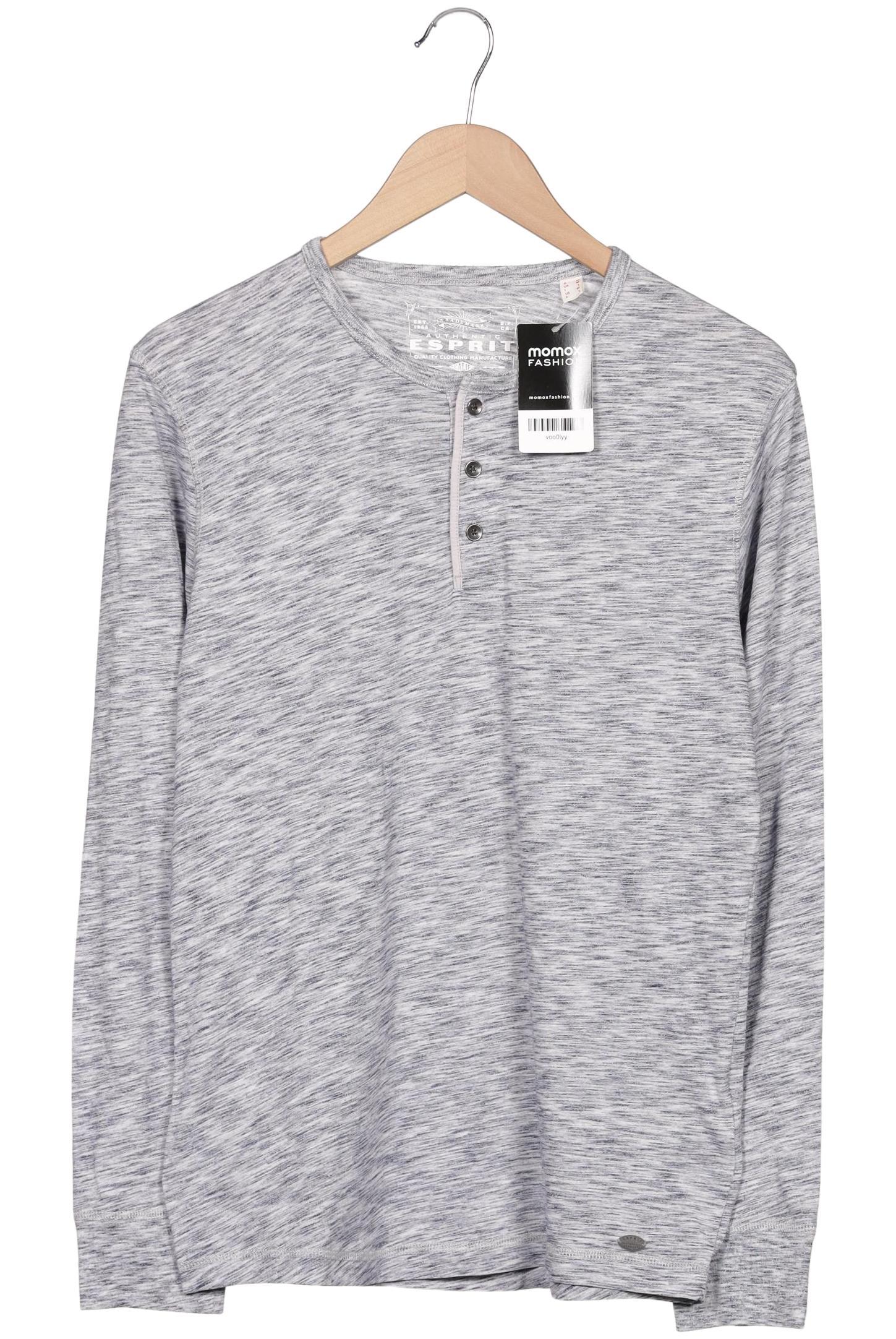 

Esprit Herren Langarmshirt, grau, Gr. 48