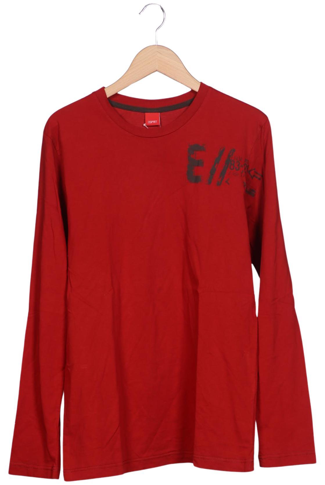 

Esprit Herren Langarmshirt, rot, Gr. 52