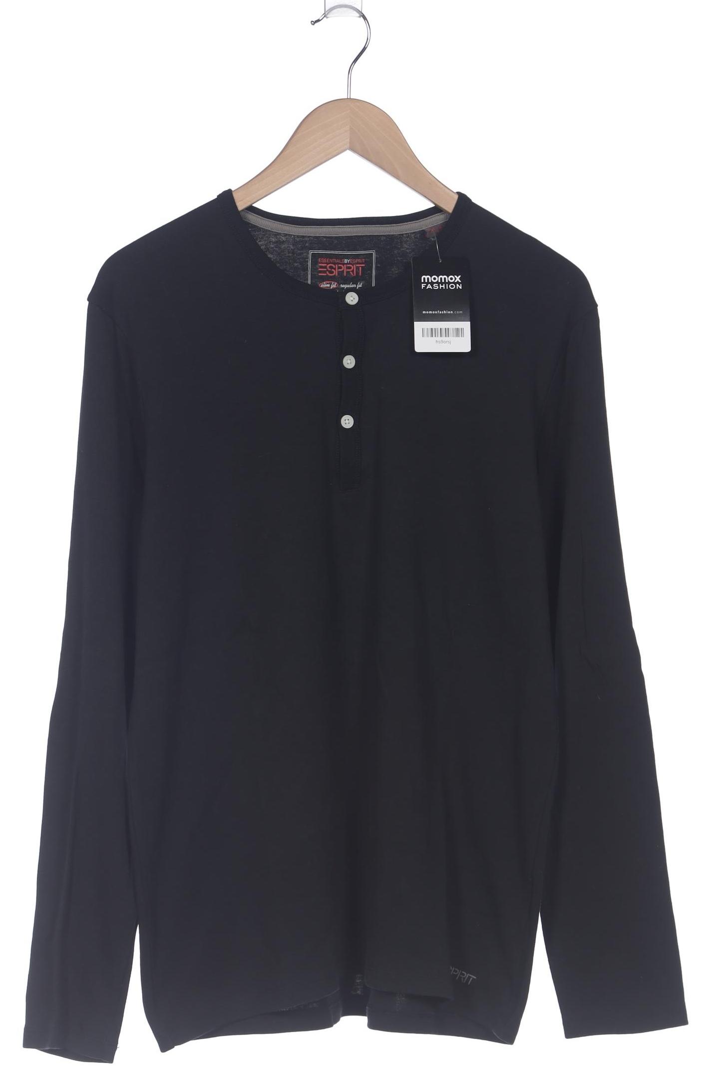 

Esprit Herren Langarmshirt, schwarz, Gr. 56