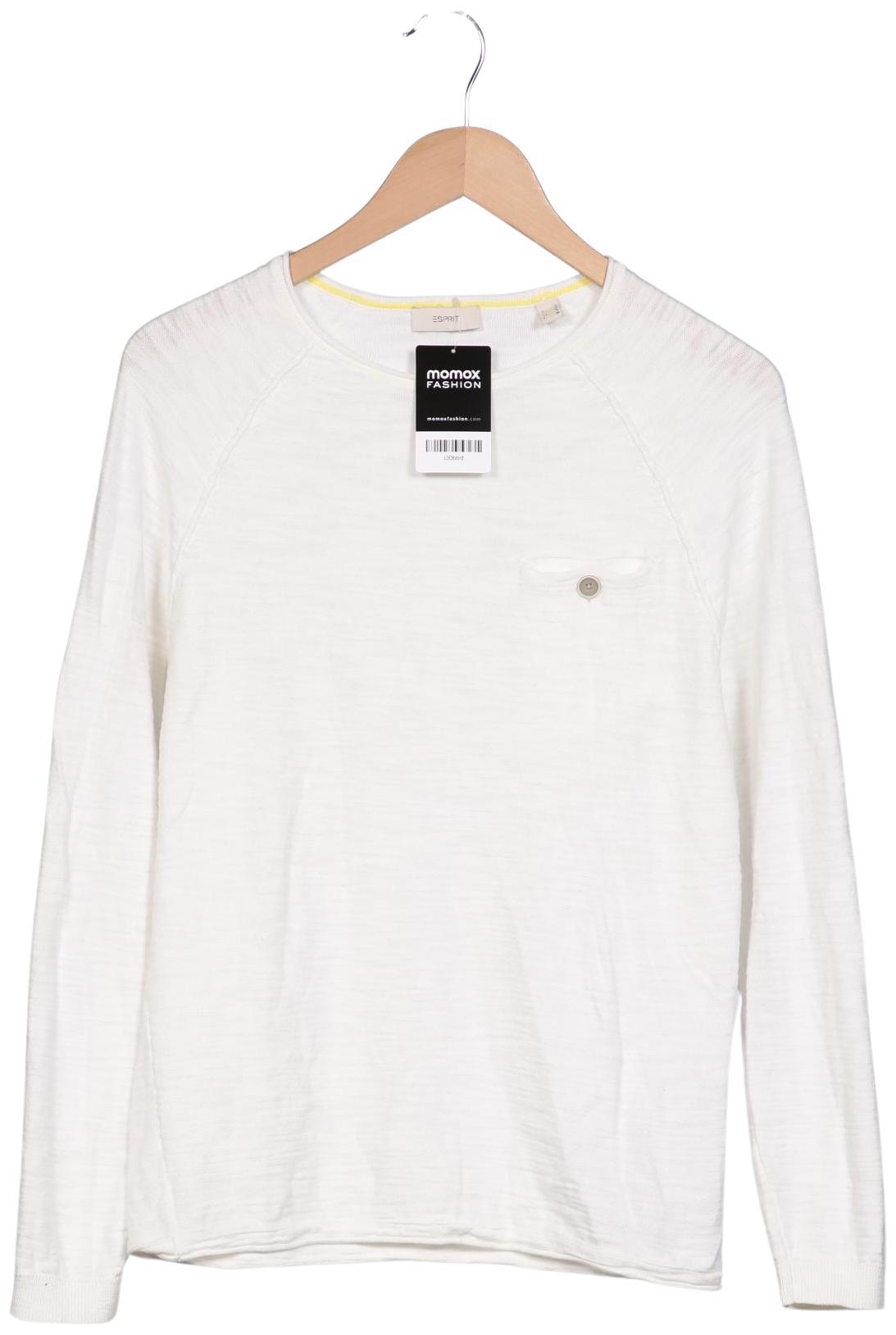 Thumbnail - Esprit Herren Langarmshirt, cremeweiß, Gr. 46